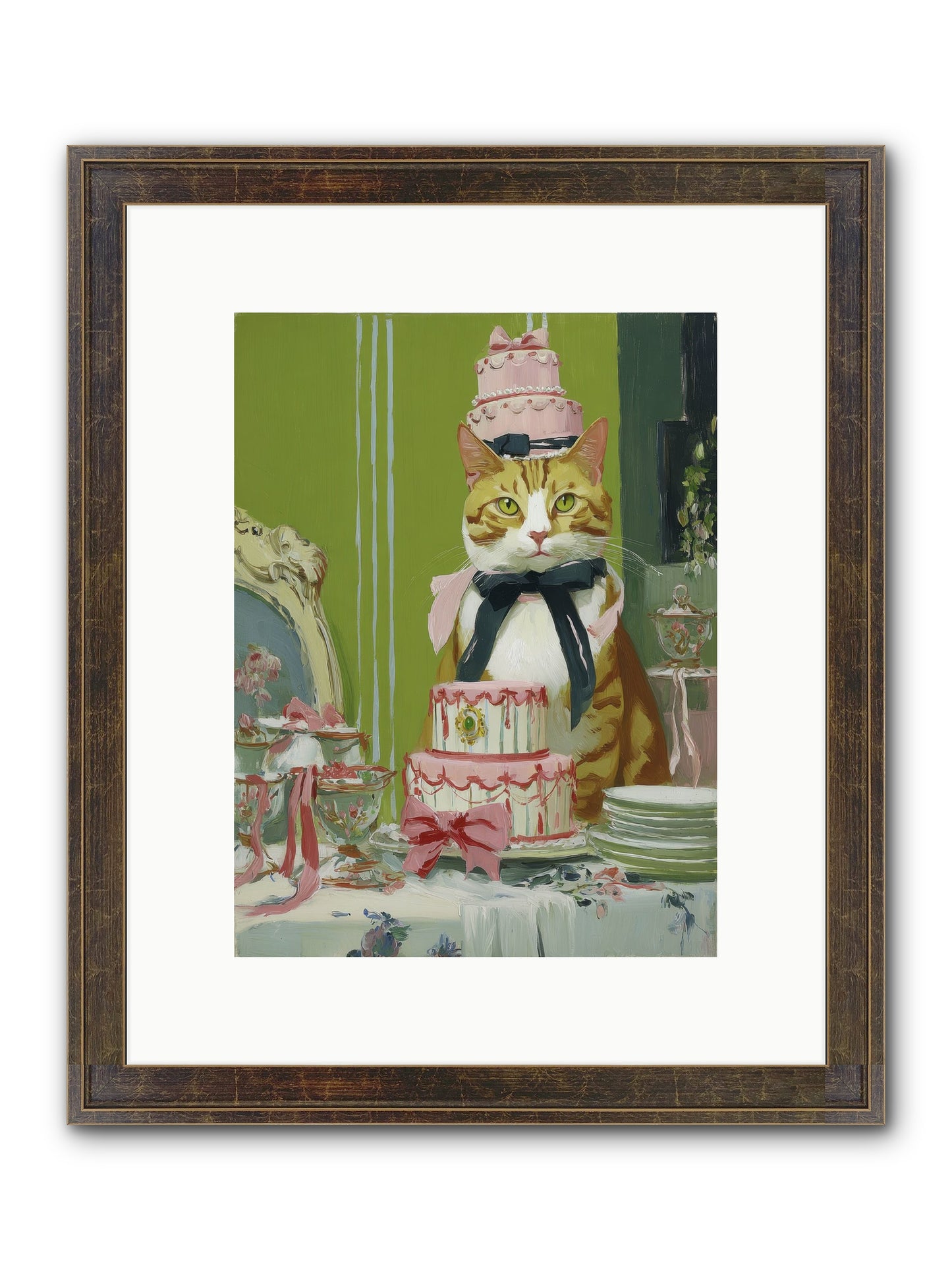 Drenched In Wonder Framed Print - Slimwoods Black/Gold 9x12