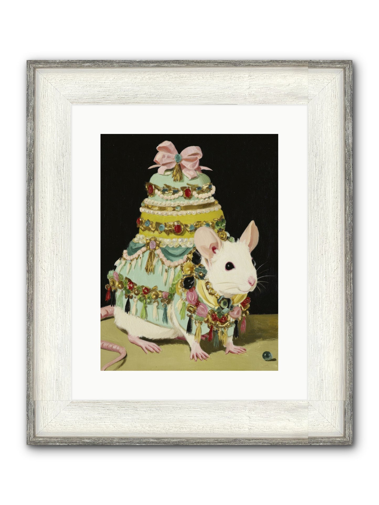 Dressed In Moonbeams Framed Print - Driftwood White 12x16