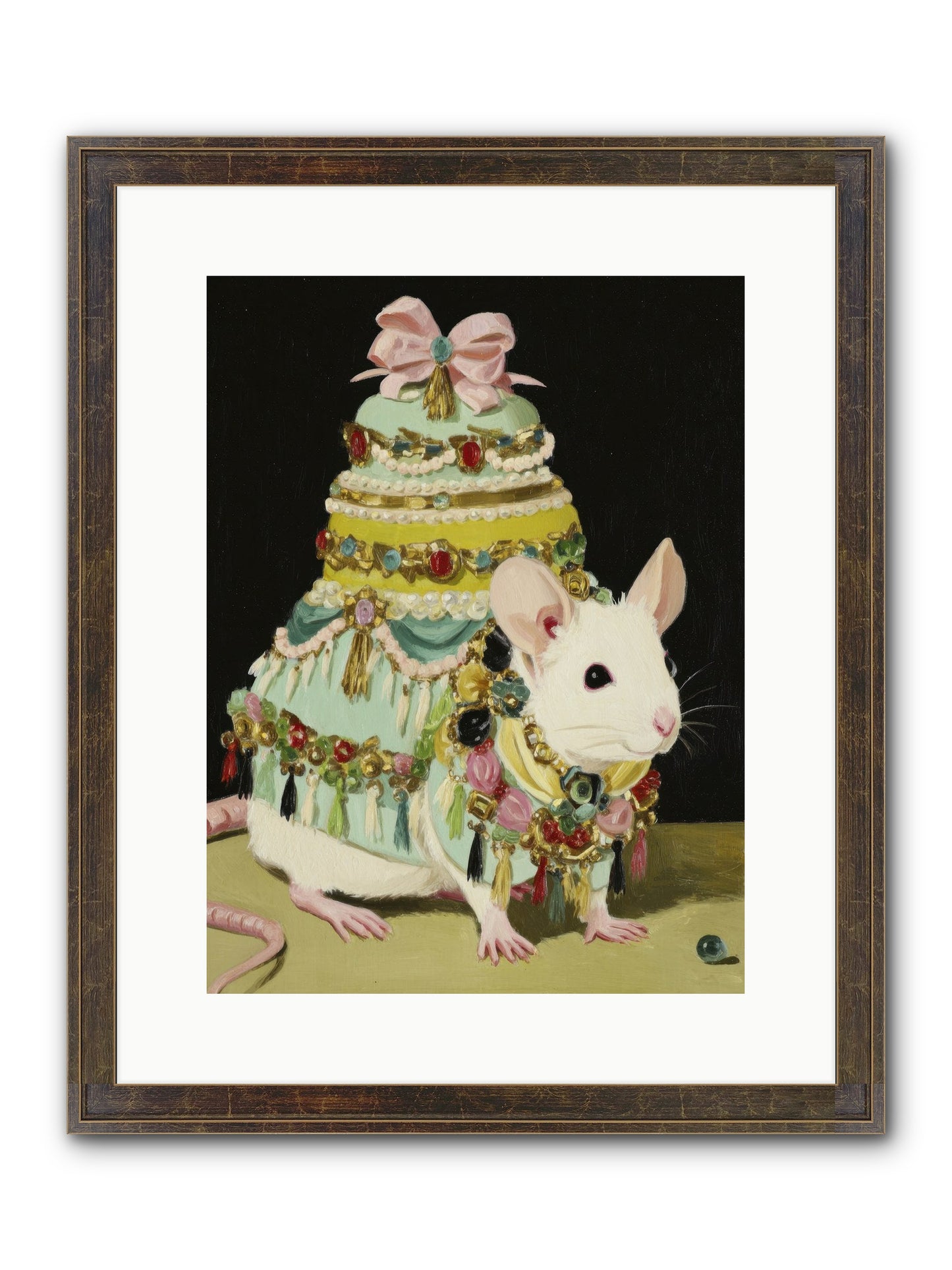 Dressed In Moonbeams Framed Print - Slimwoods Black/Gold 12x16