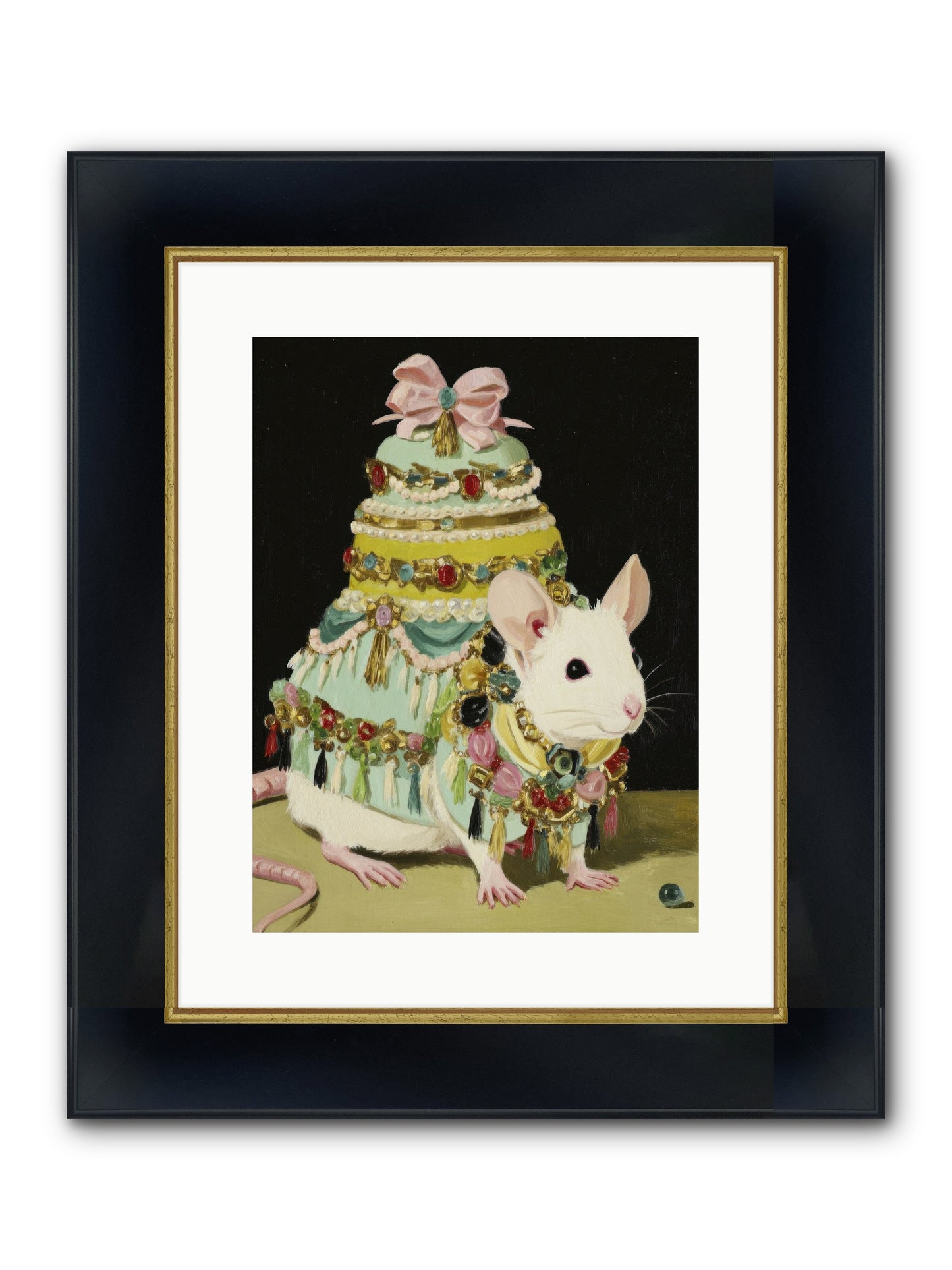 Dressed In Moonbeams Framed Print - Wide Black w/Gold 12x16