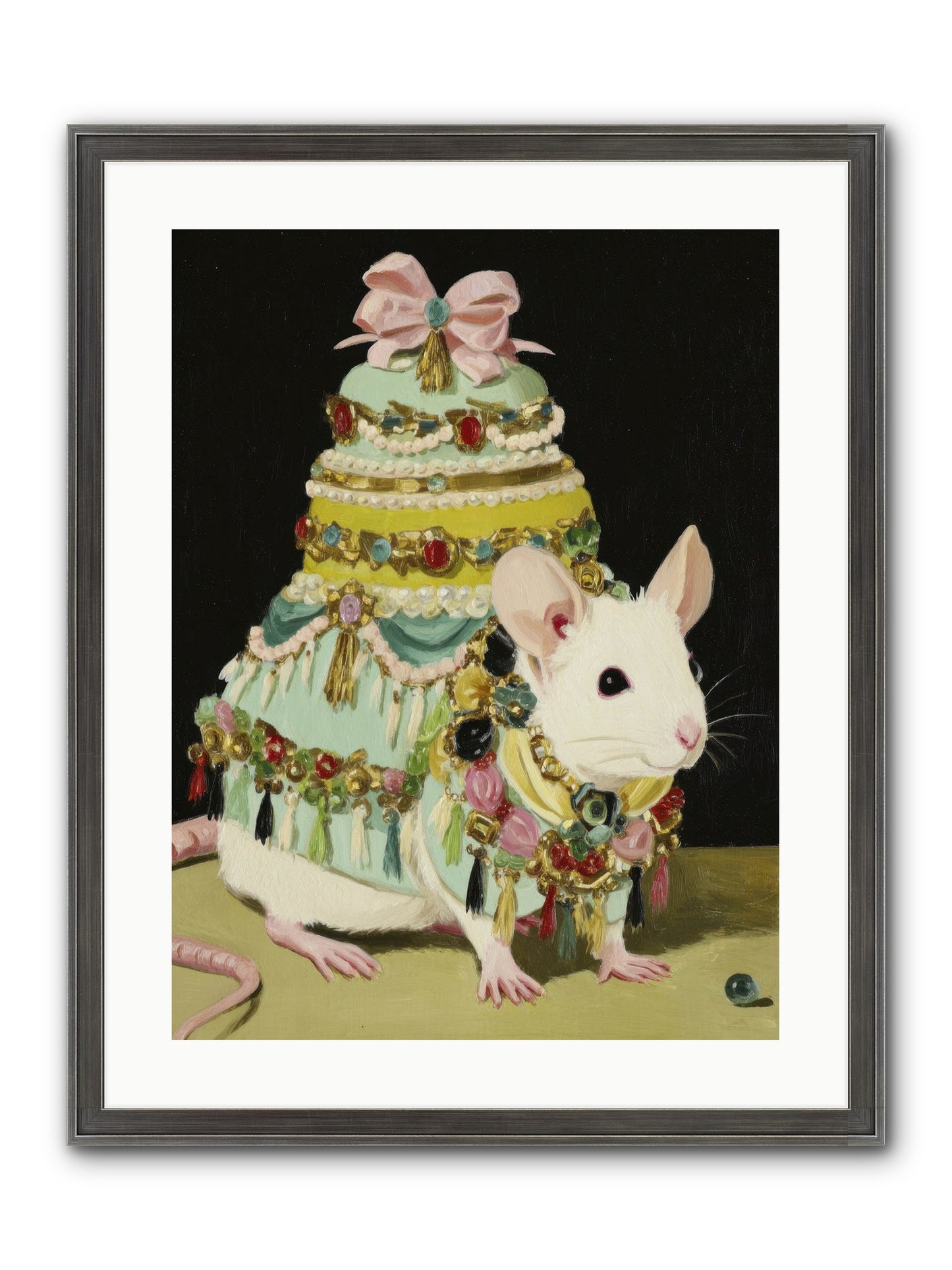 Dressed In Moonbeams Framed Print - Slimwoods Black/Silver 18x24