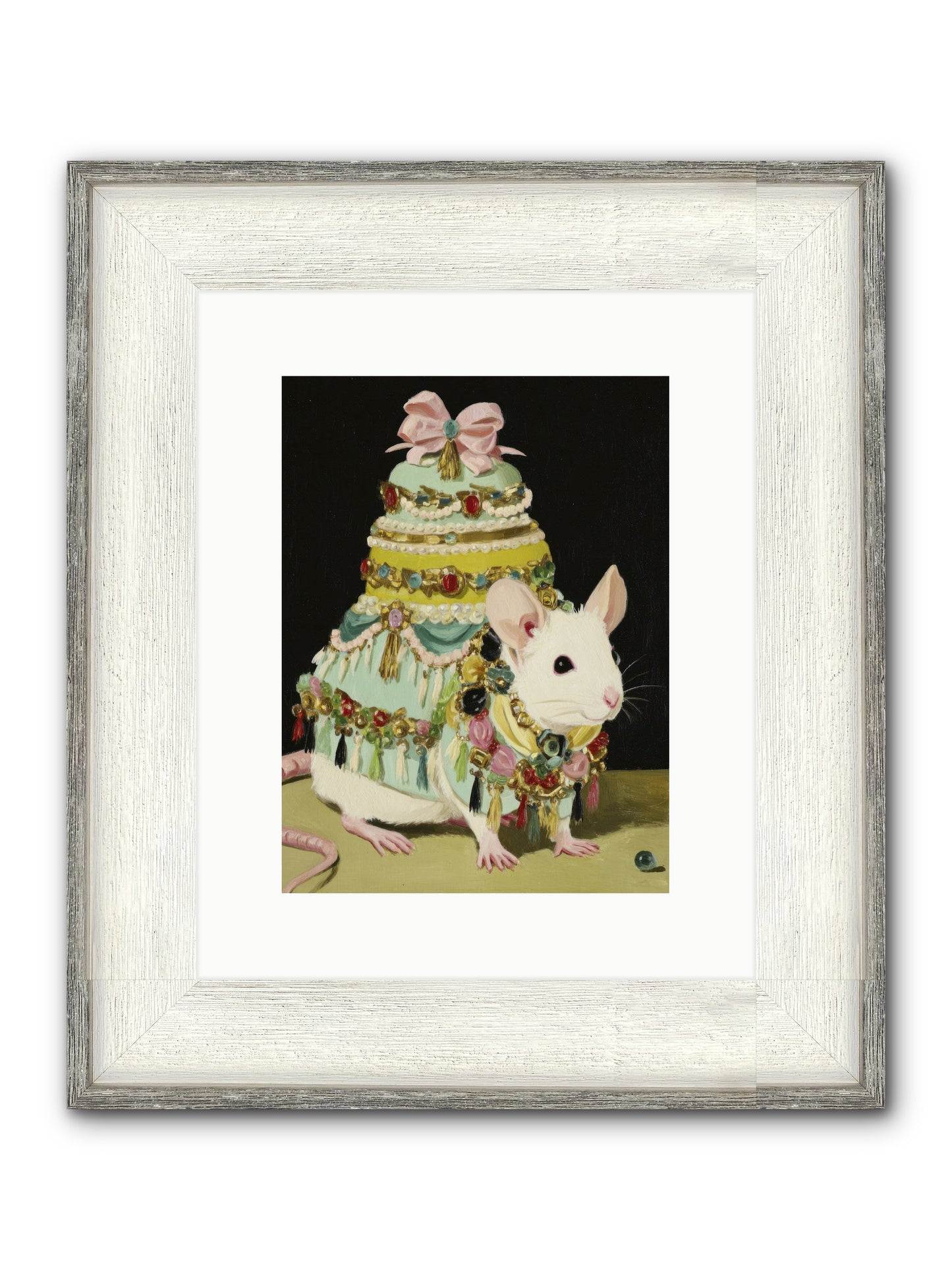 Dressed In Moonbeams Framed Print - Driftwood White 9x12