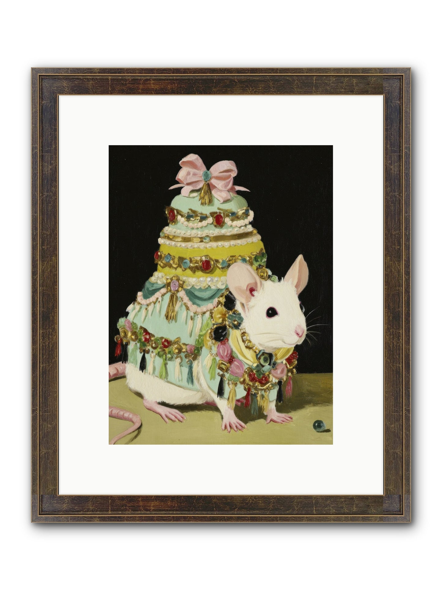 Dressed In Moonbeams Framed Print - Slimwoods Black/Gold 9x12