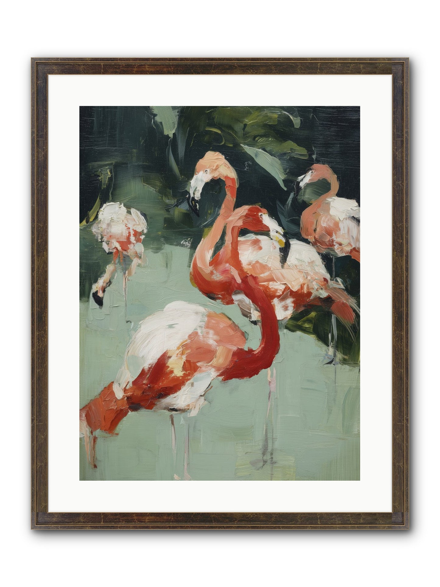 Dressed In Silk Framed Print - Slimwoods Black/Gold 18x24