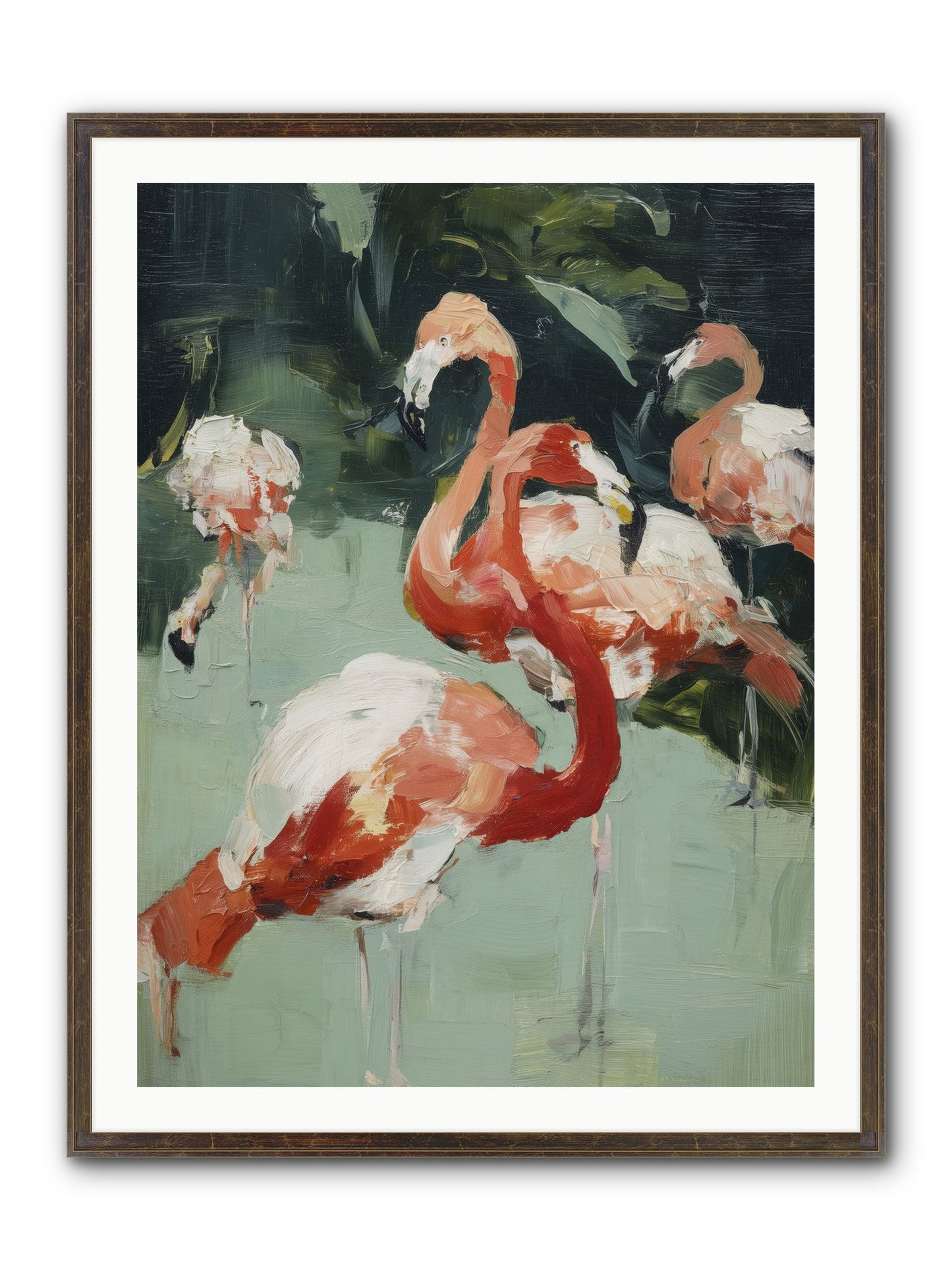 Dressed In Silk Framed Print - Slimwoods Black/Gold 30x40