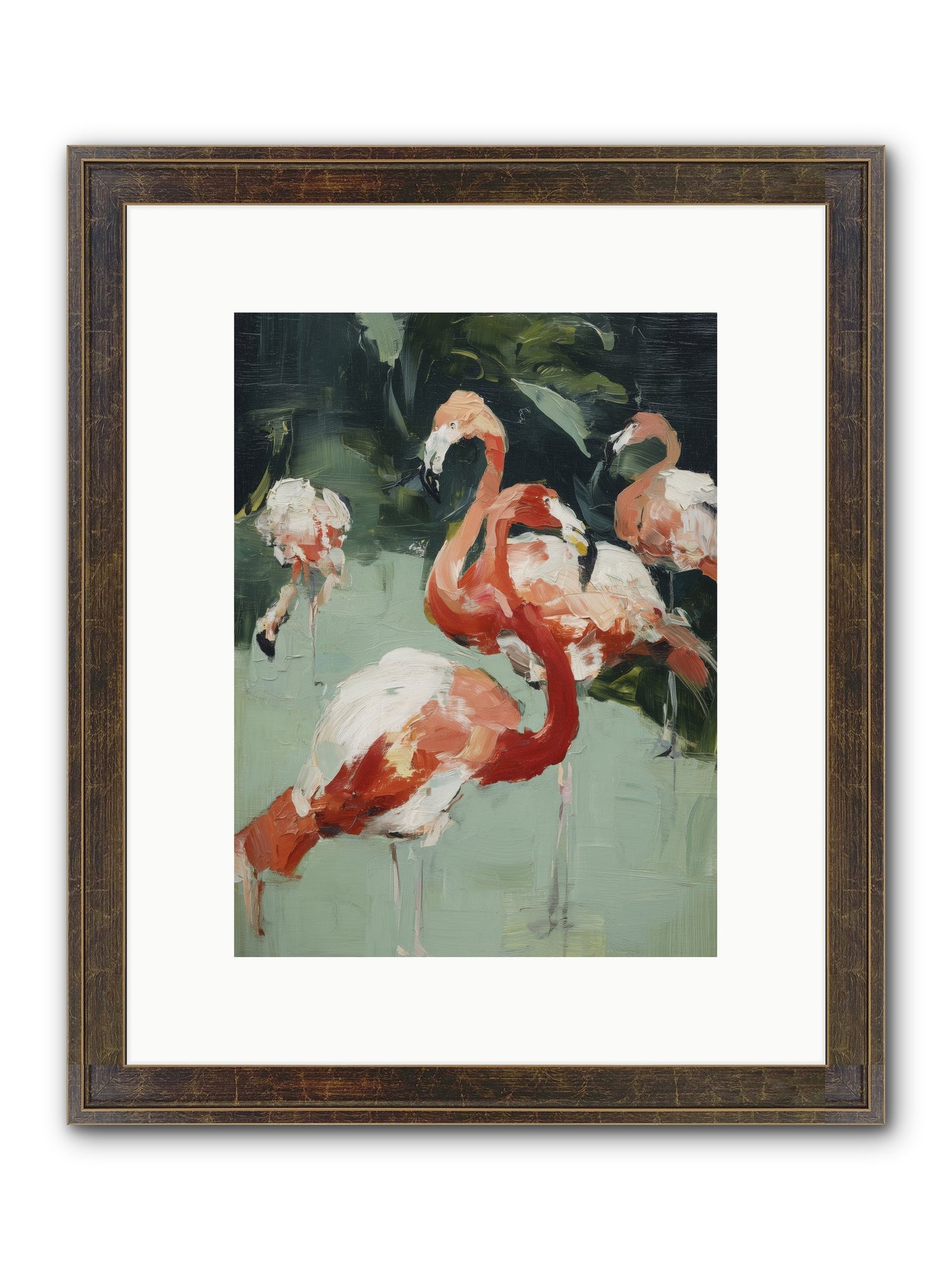 Dressed In Silk Framed Print - Slimwoods Black/Gold 9x12