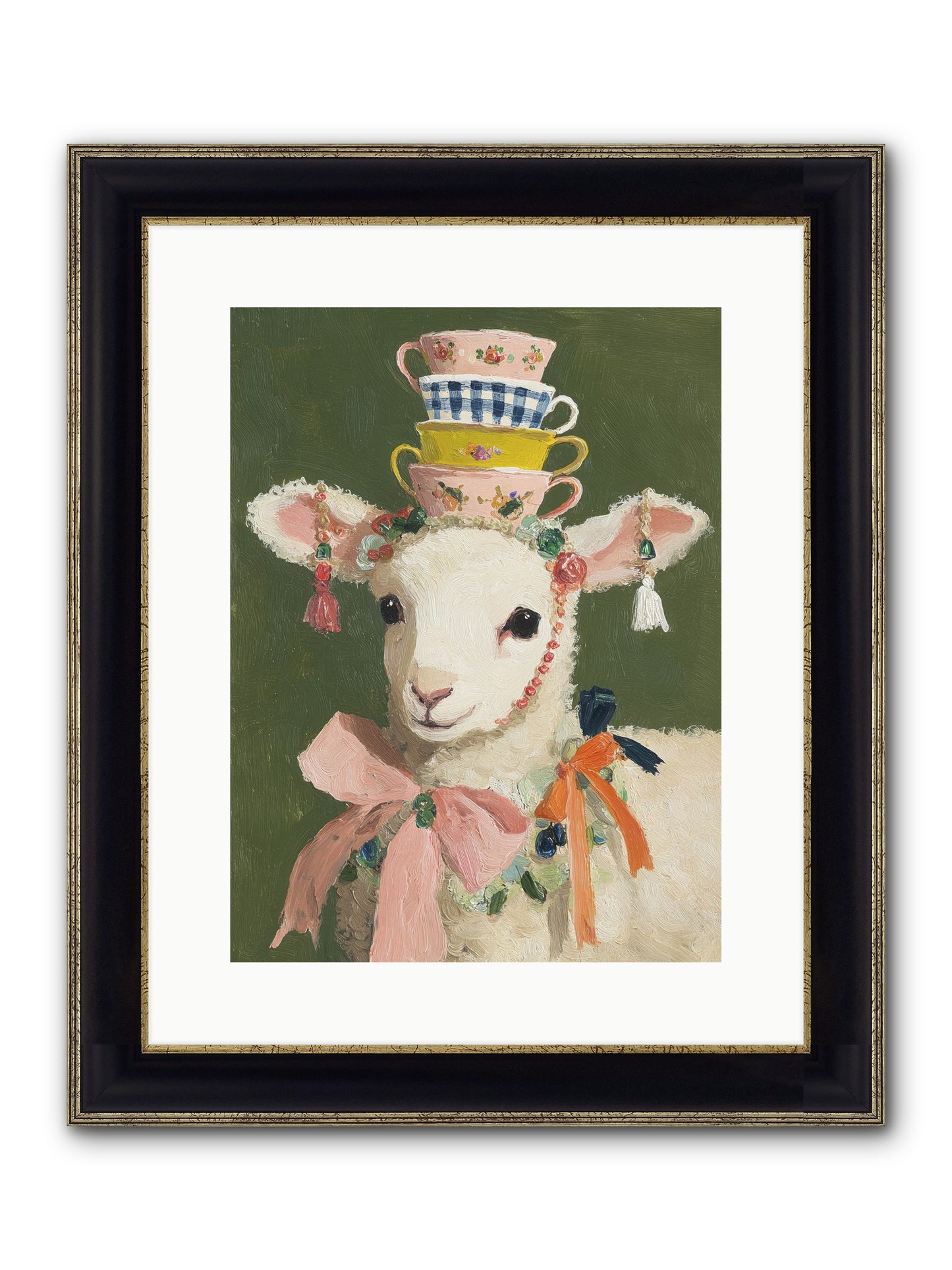 Dressed In Sunshine Framed Print - Black & Gold 12x16