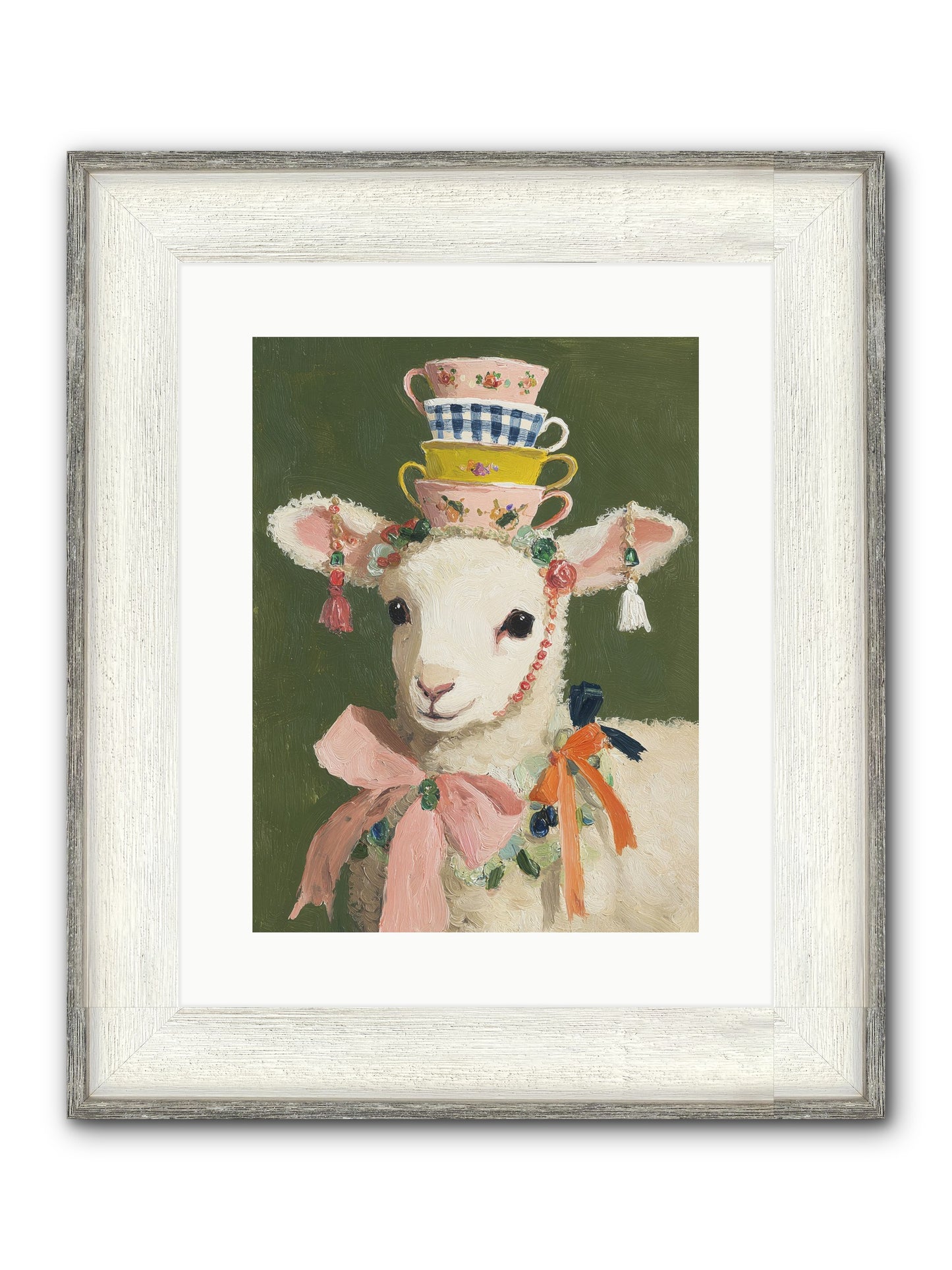 Dressed In Sunshine Framed Print - Driftwood White 12x16