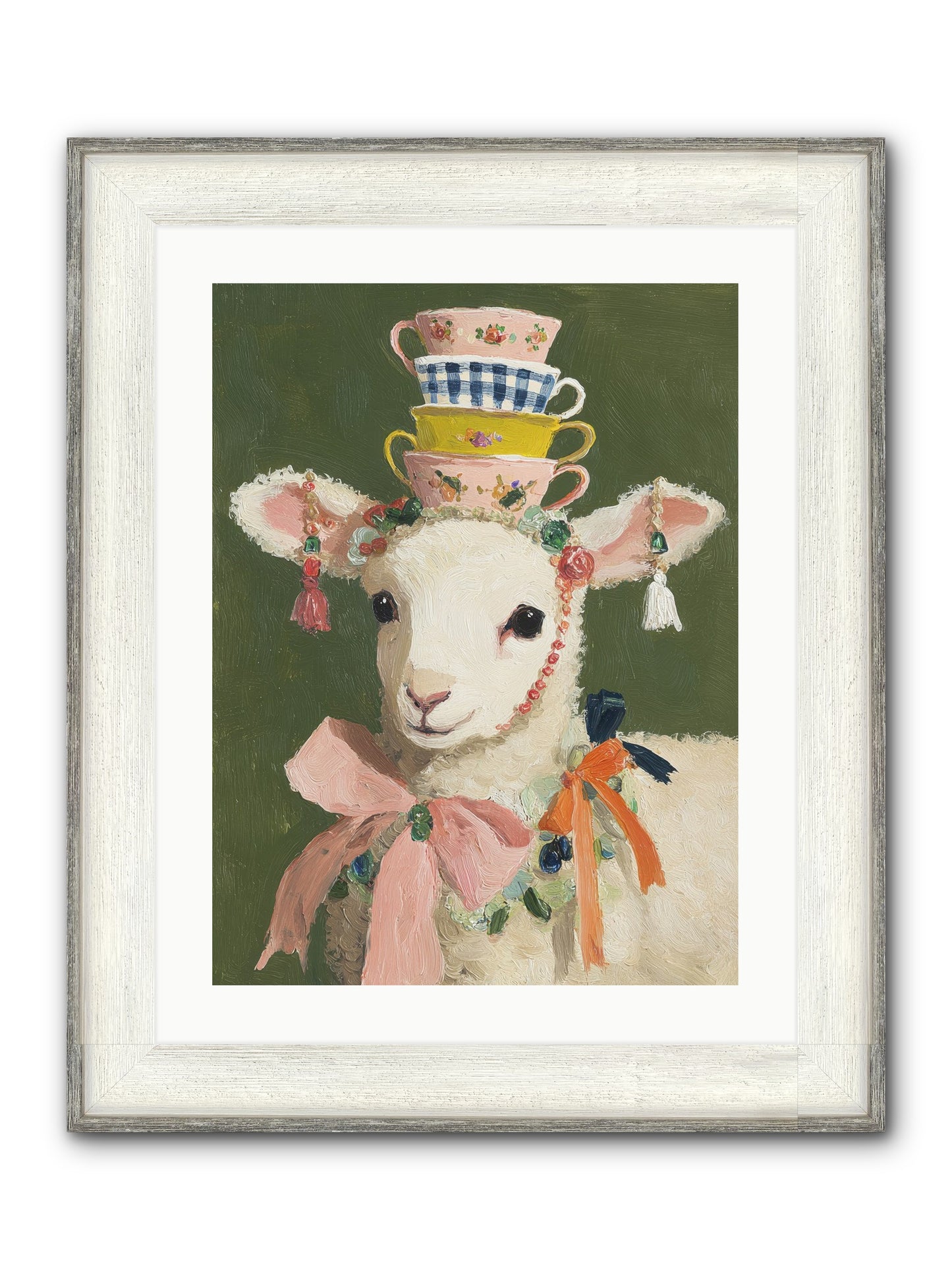 Dressed In Sunshine Framed Print - Driftwood White 18x24