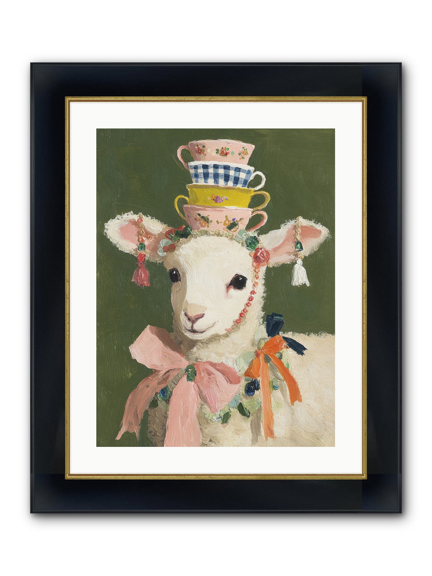 Dressed In Sunshine Framed Print - Wide Black w/Gold 18x24