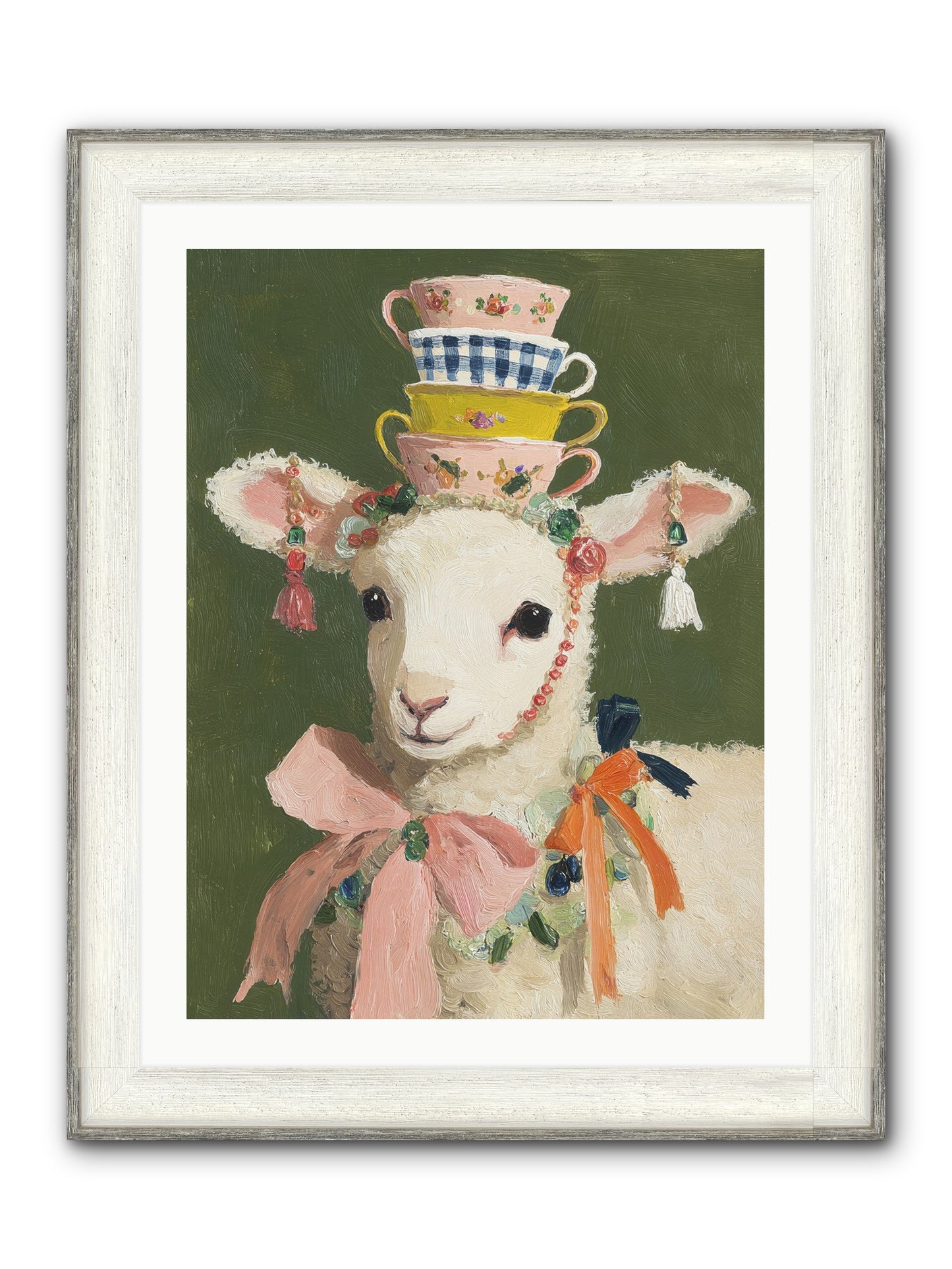 Dressed In Sunshine Framed Print - Driftwood White 24x32