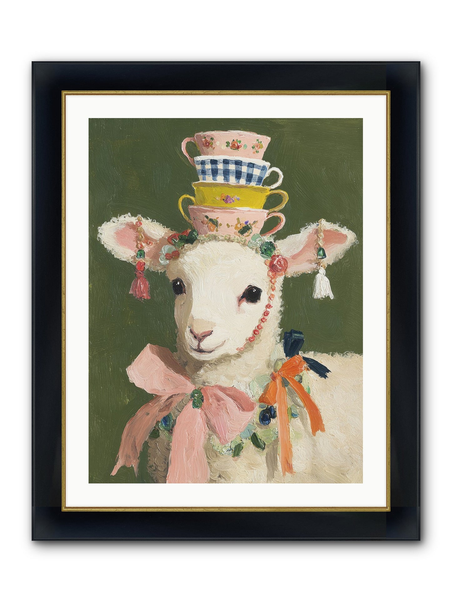 Dressed In Sunshine Framed Print - Wide Black w/Gold 24x32