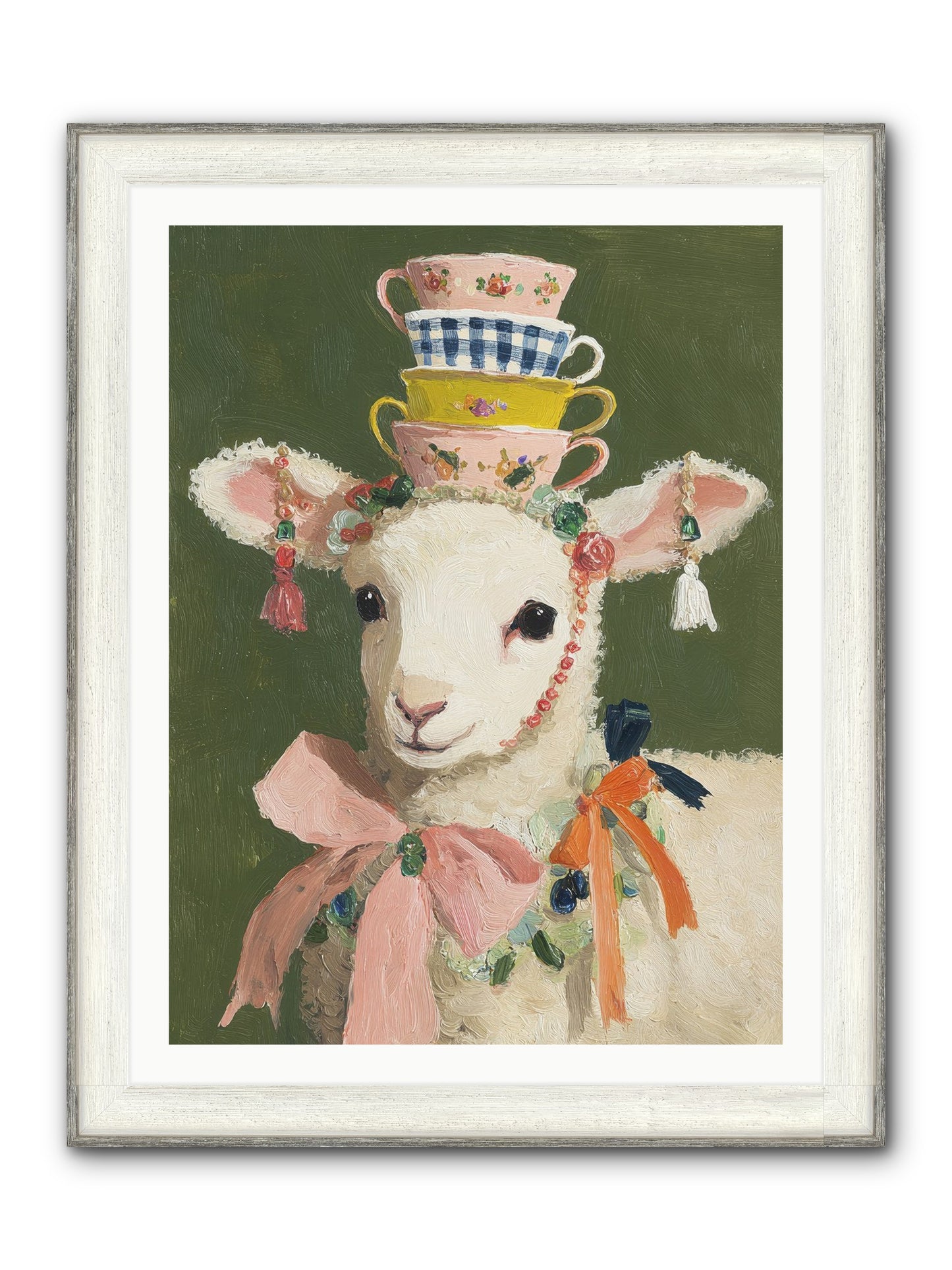 Dressed In Sunshine Framed Print - Driftwood White 30x40