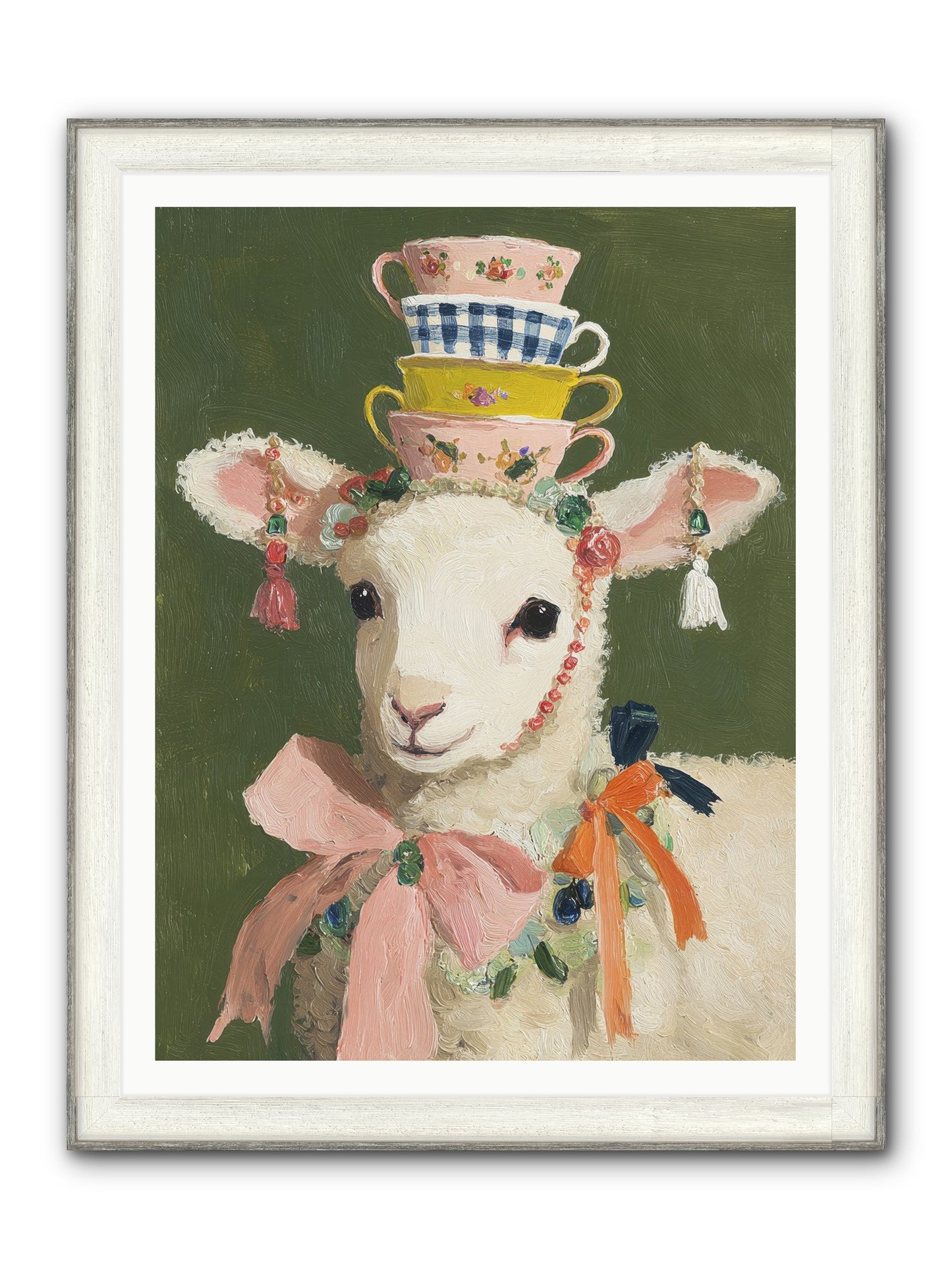 Dressed In Sunshine Framed Print - Driftwood White 36x48