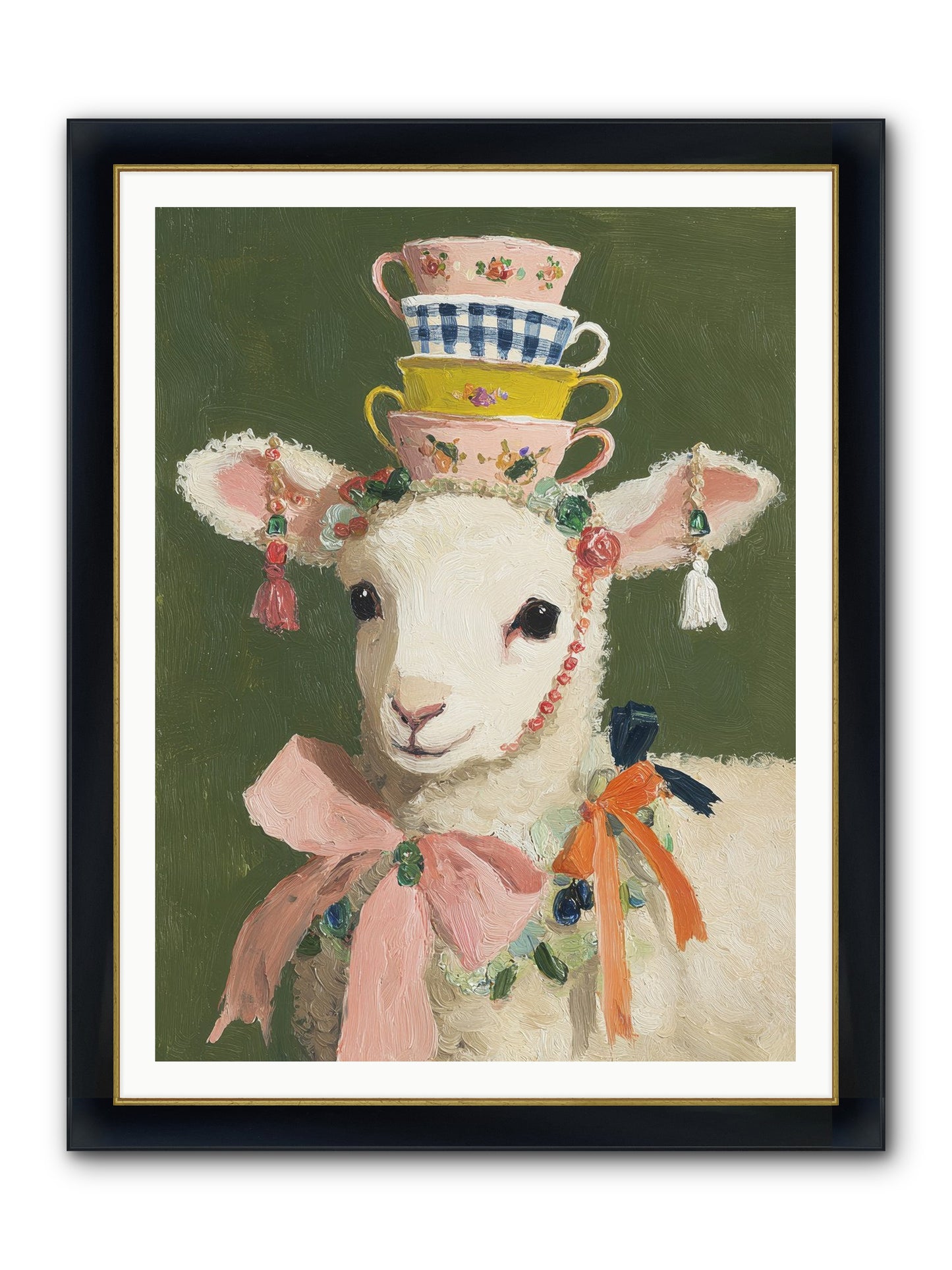 Dressed In Sunshine Framed Print - Wide Black w/Gold 36x48
