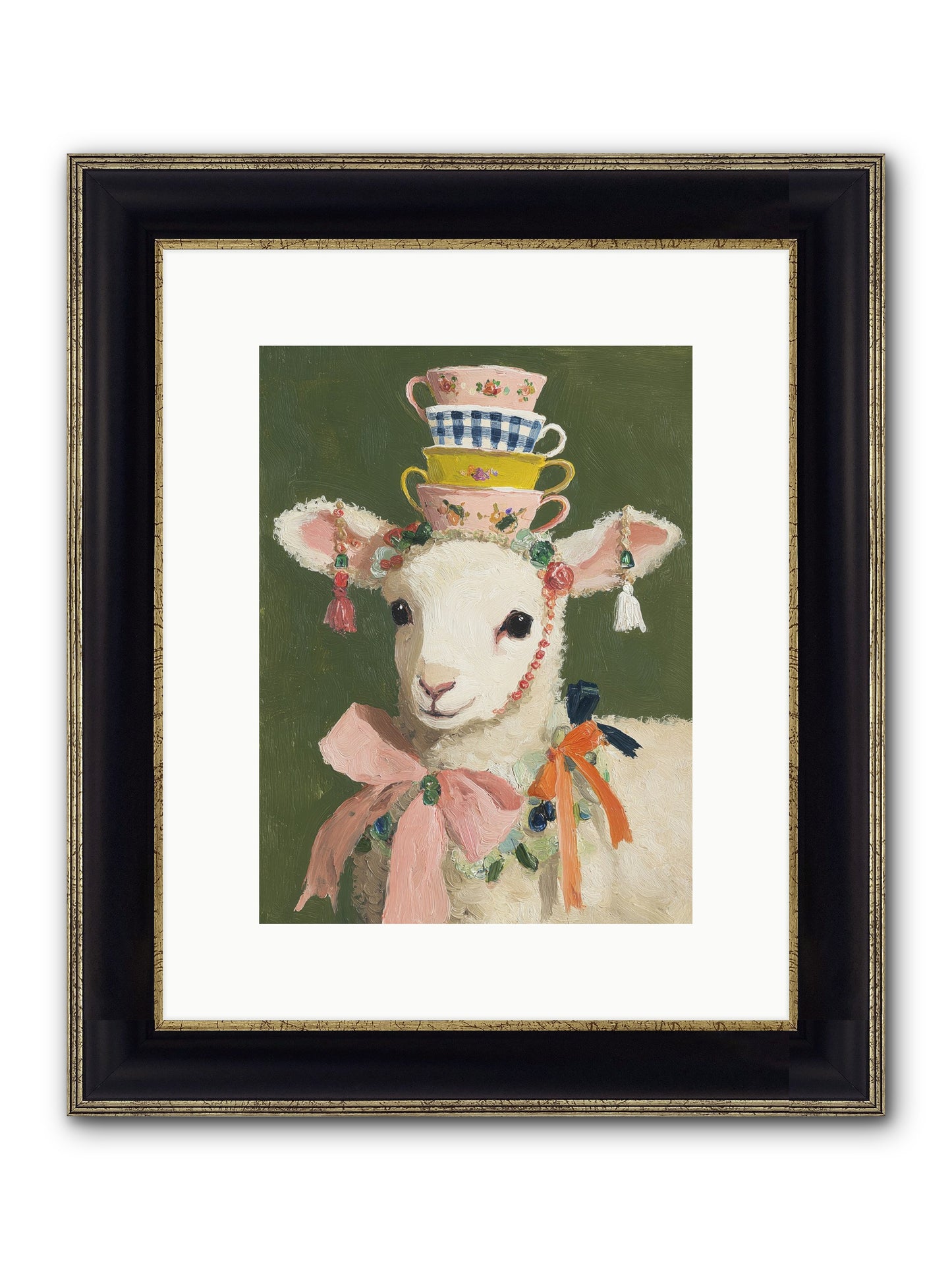 Dressed In Sunshine Framed Print - Black & Gold 9x12