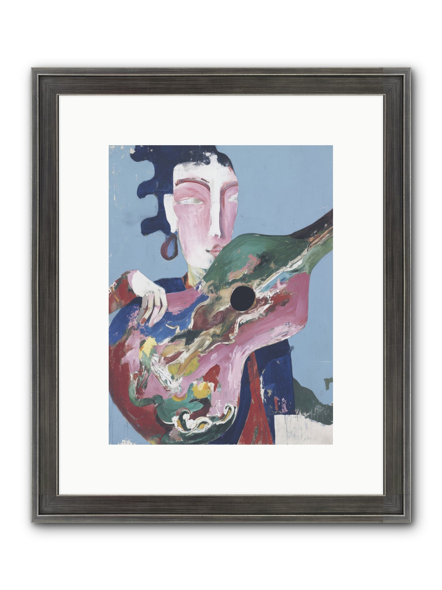 Drift Beneath Stars Framed Print - Slimwoods Black/Silver 9x12
