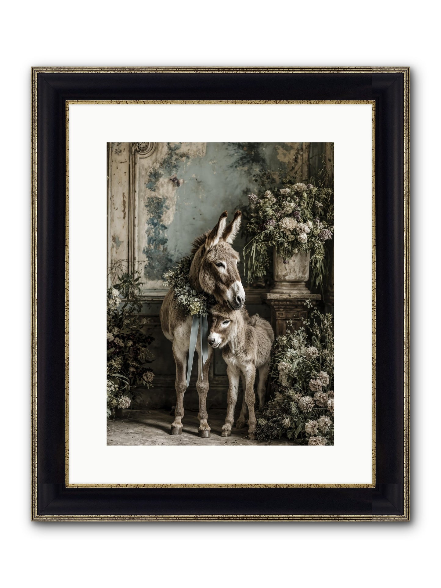 Drifting Toward Wonder Framed Print - Black & Gold 12x16