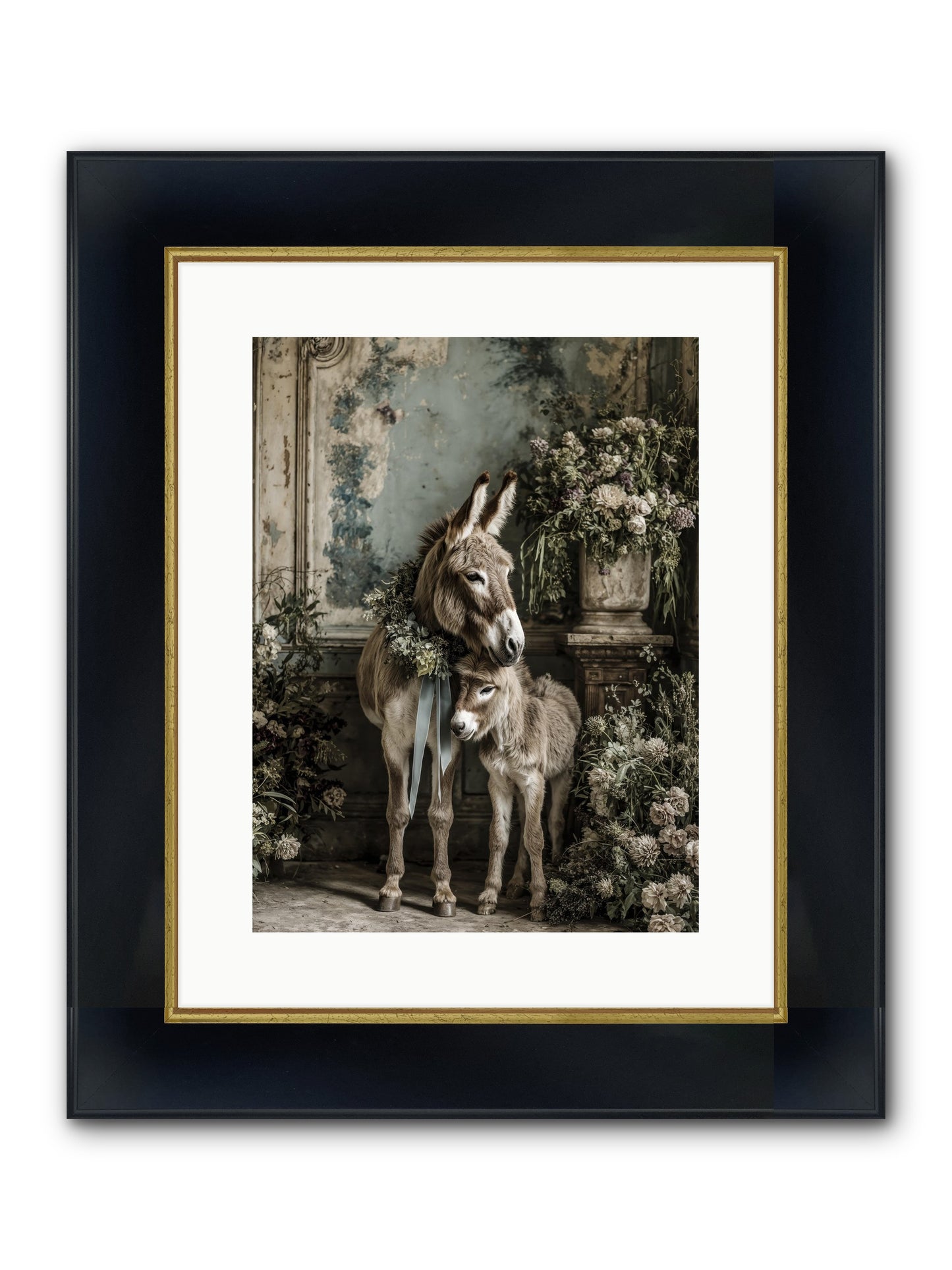 Drifting Toward Wonder Framed Print - Wide Black w/Gold 12x16