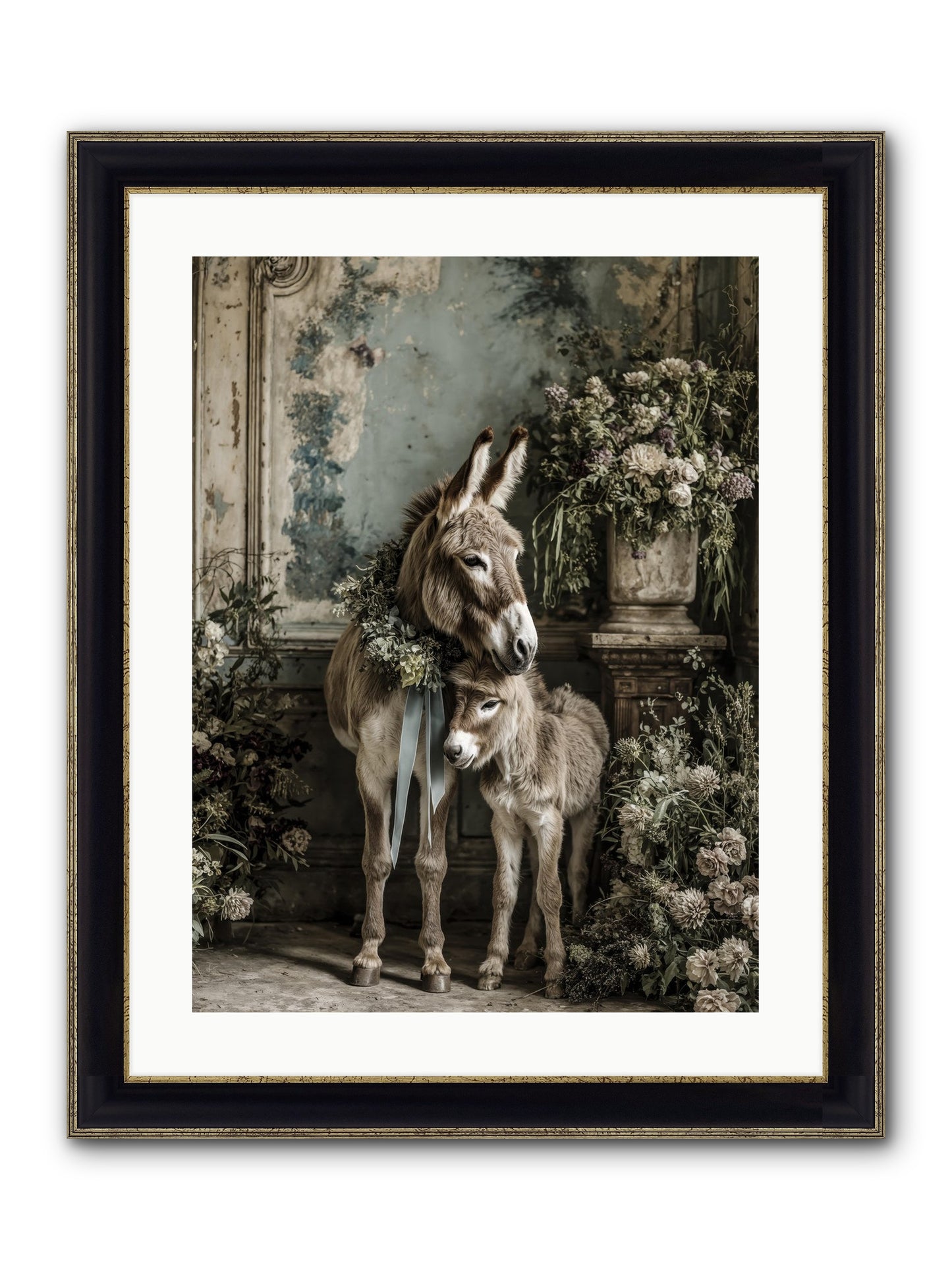 Drifting Toward Wonder Framed Print - Black & Gold 18x24