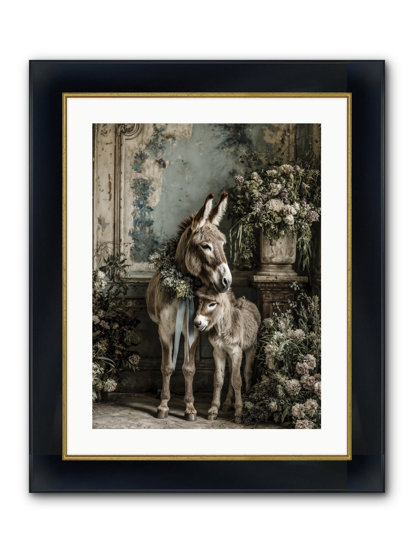 Drifting Toward Wonder Framed Print - Wide Black w/Gold 18x24