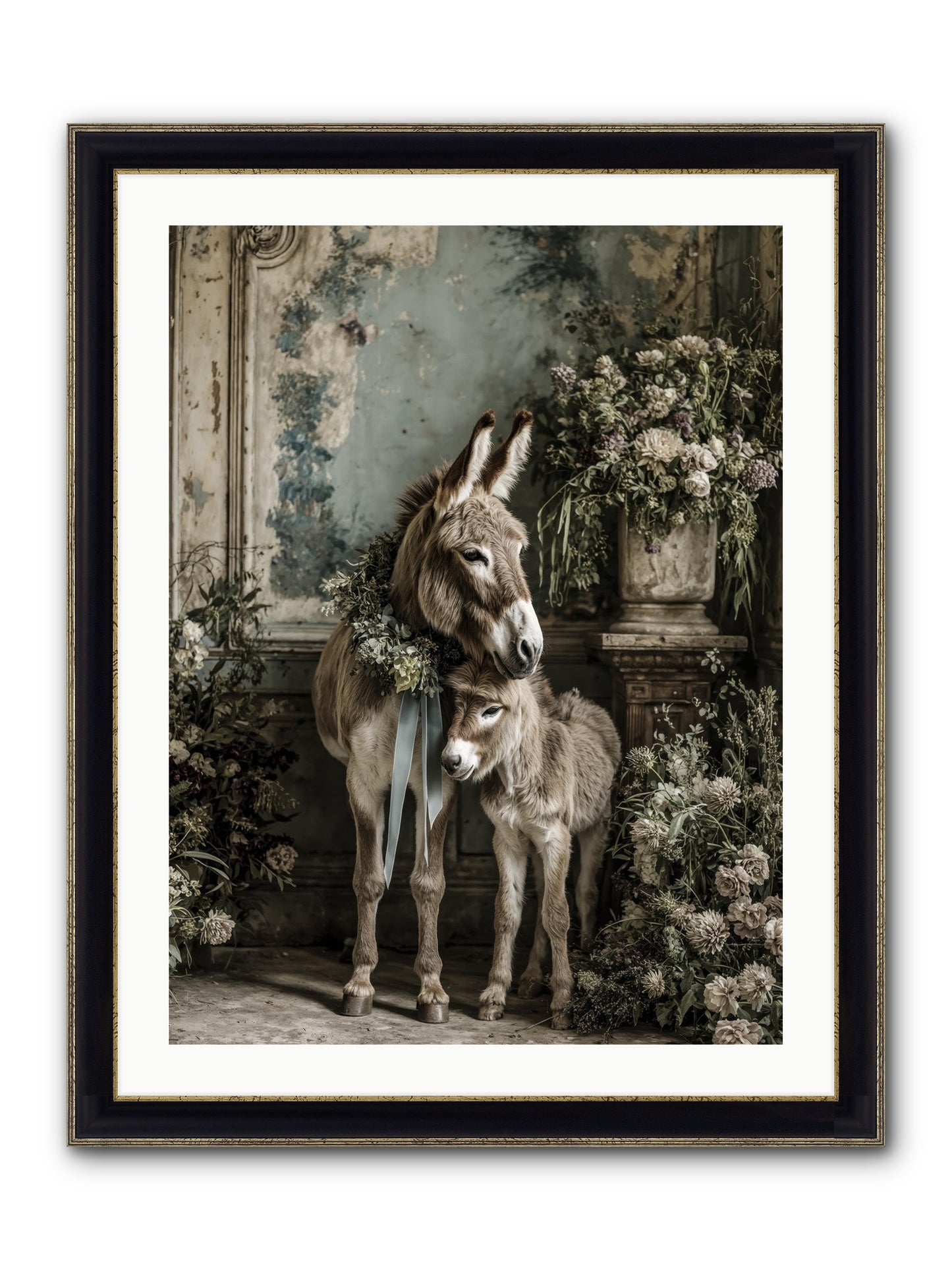 Drifting Toward Wonder Framed Print - Black & Gold 24x32