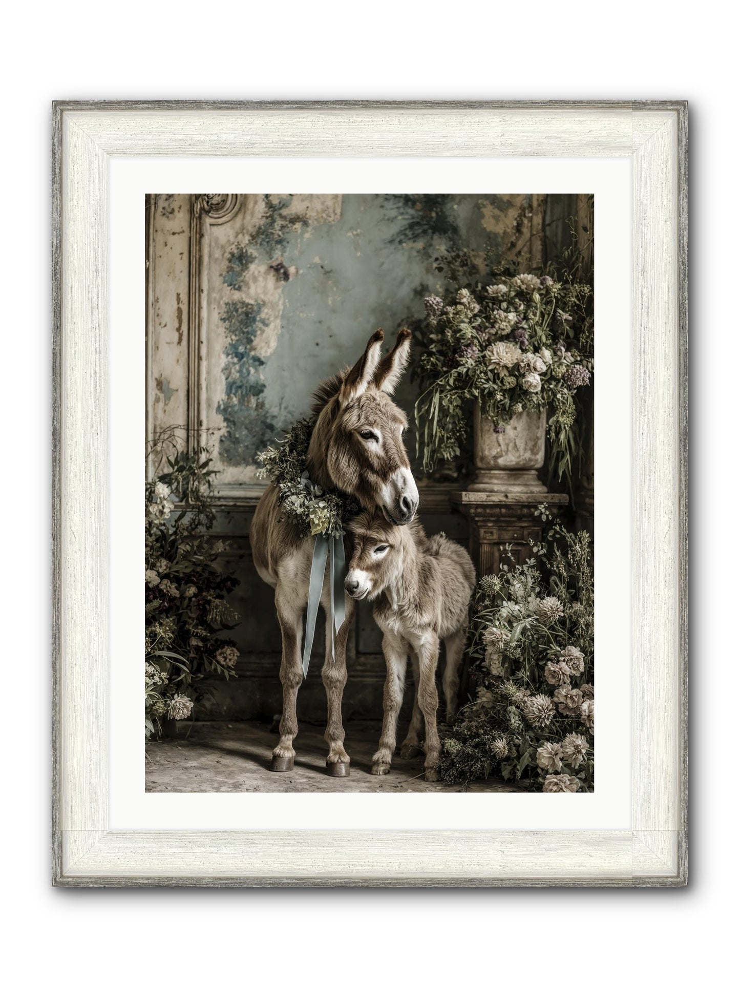 Drifting Toward Wonder Framed Print - Driftwood White 24x32