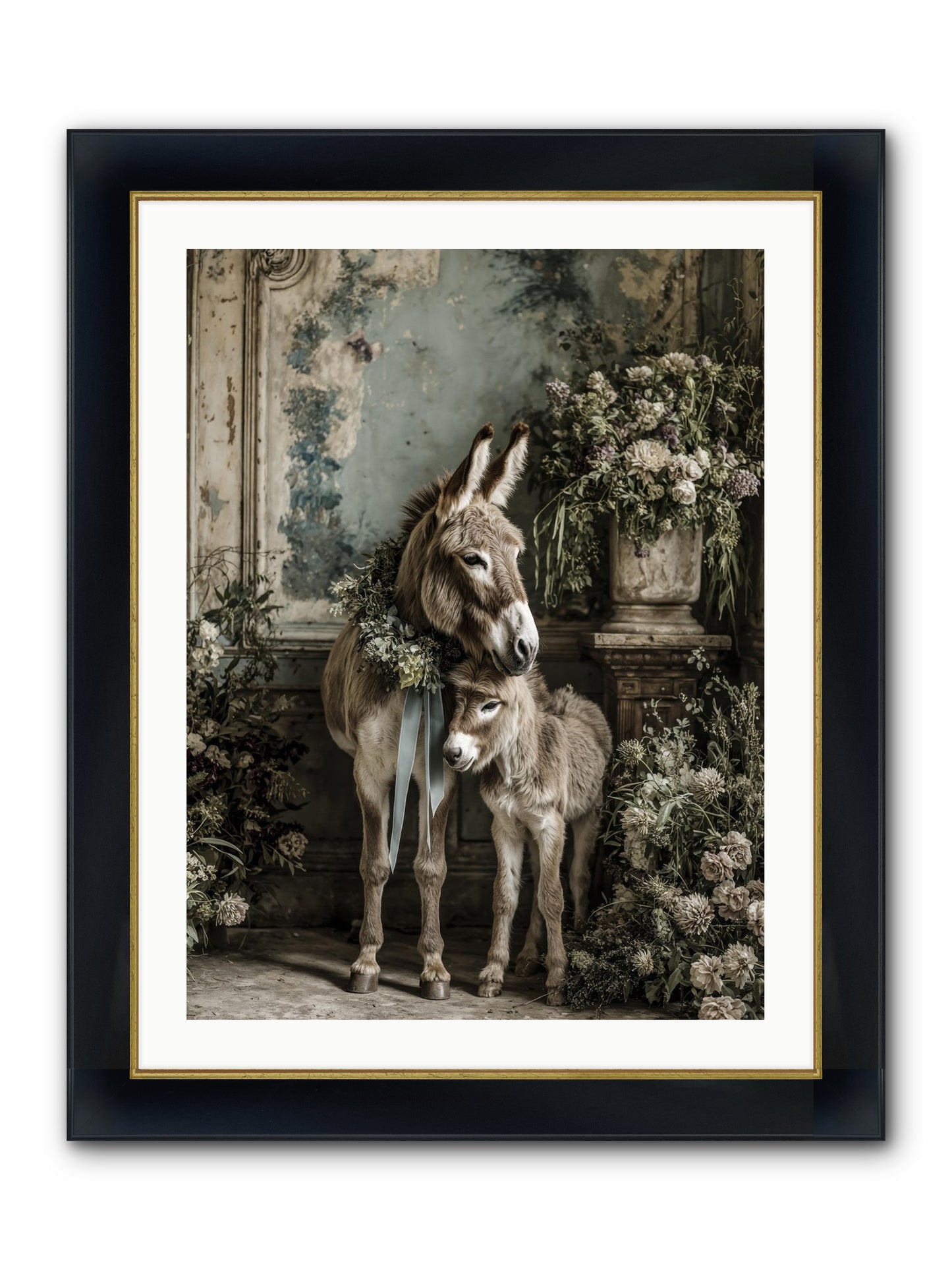 Drifting Toward Wonder Framed Print - Wide Black w/Gold 24x32