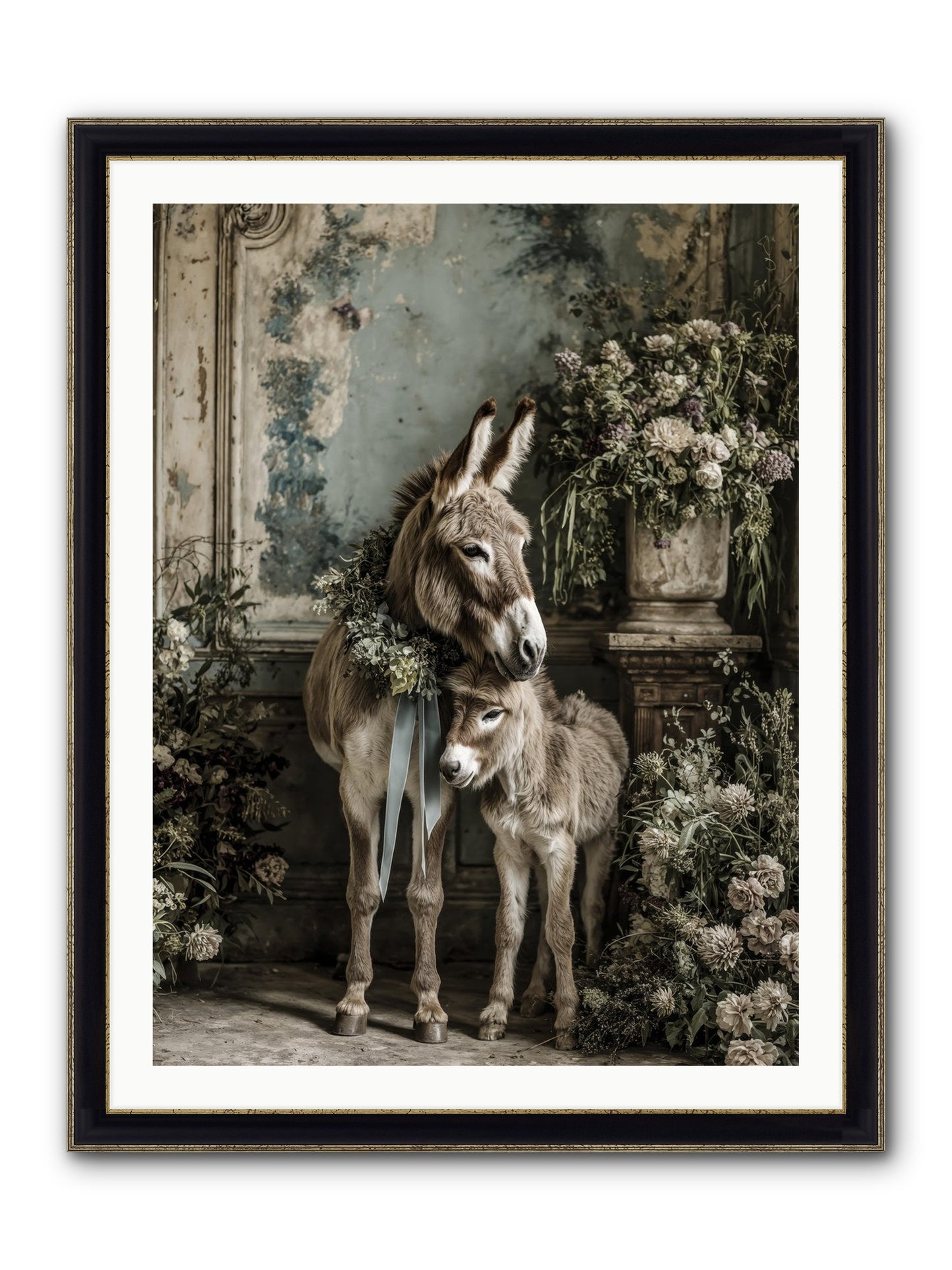 Drifting Toward Wonder Framed Print - Black & Gold 30x40