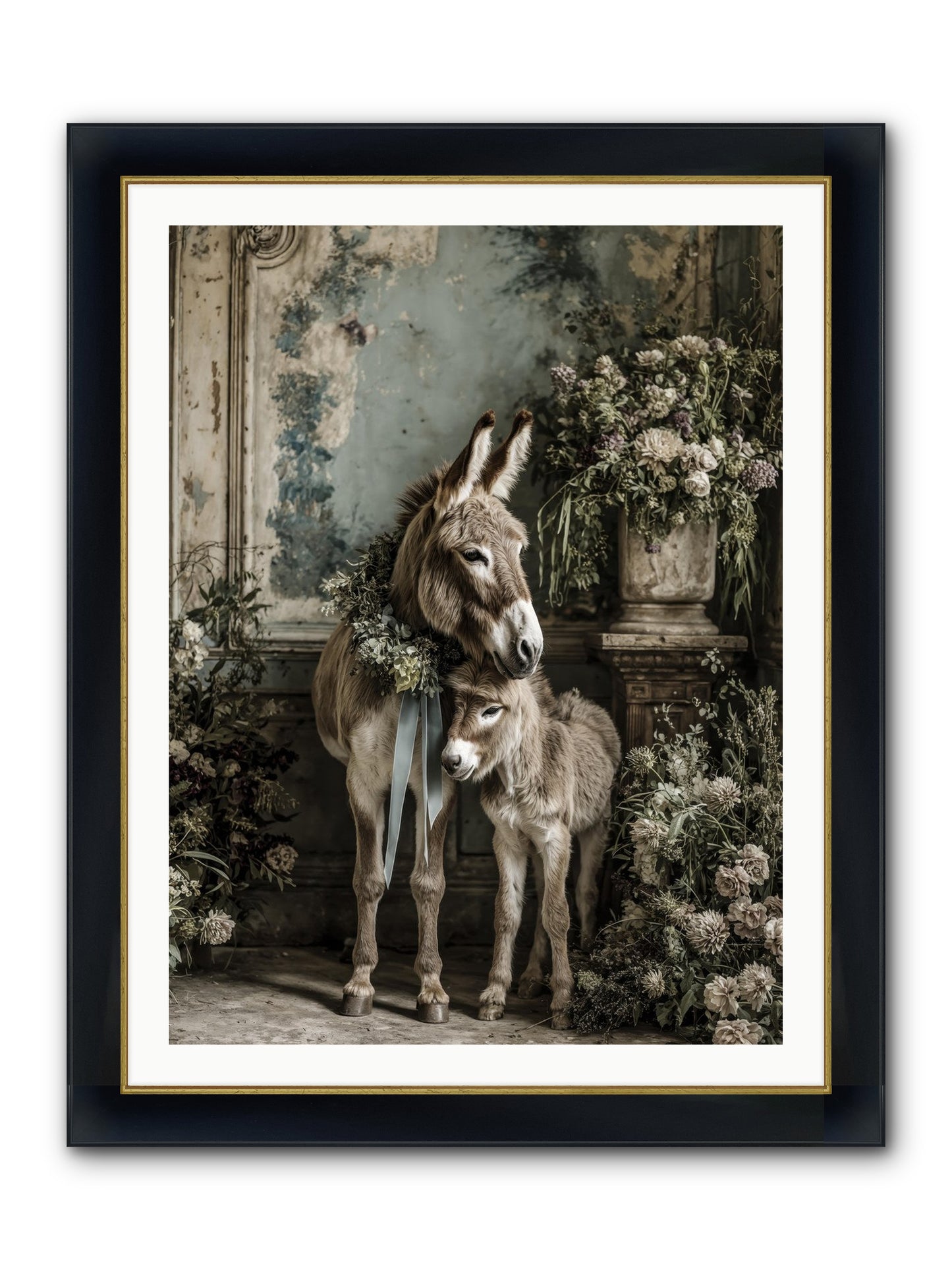 Drifting Toward Wonder Framed Print - Wide Black w/Gold 30x40