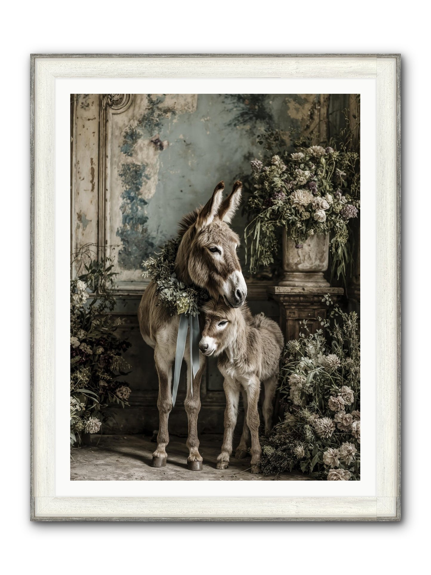 Drifting Toward Wonder Framed Print - Driftwood White 36x48