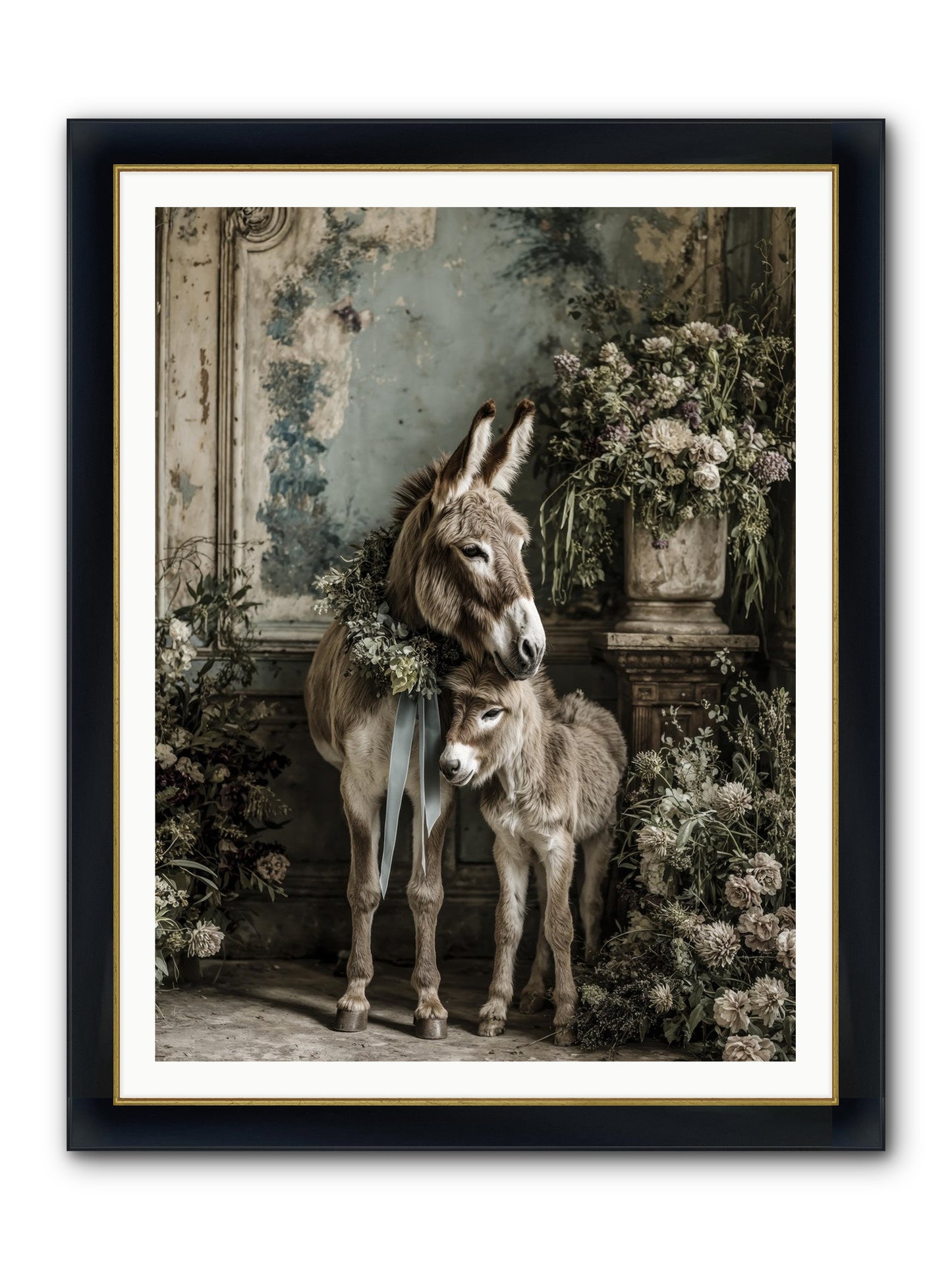 Drifting Toward Wonder Framed Print - Wide Black w/Gold 36x48