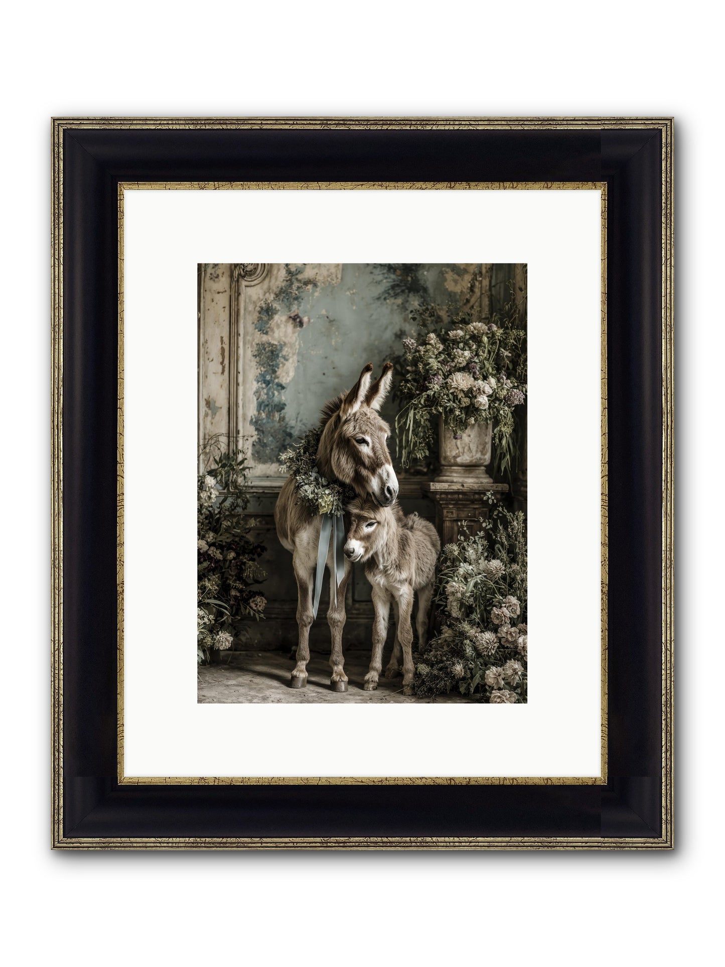 Drifting Toward Wonder Framed Print - Black & Gold 9x12