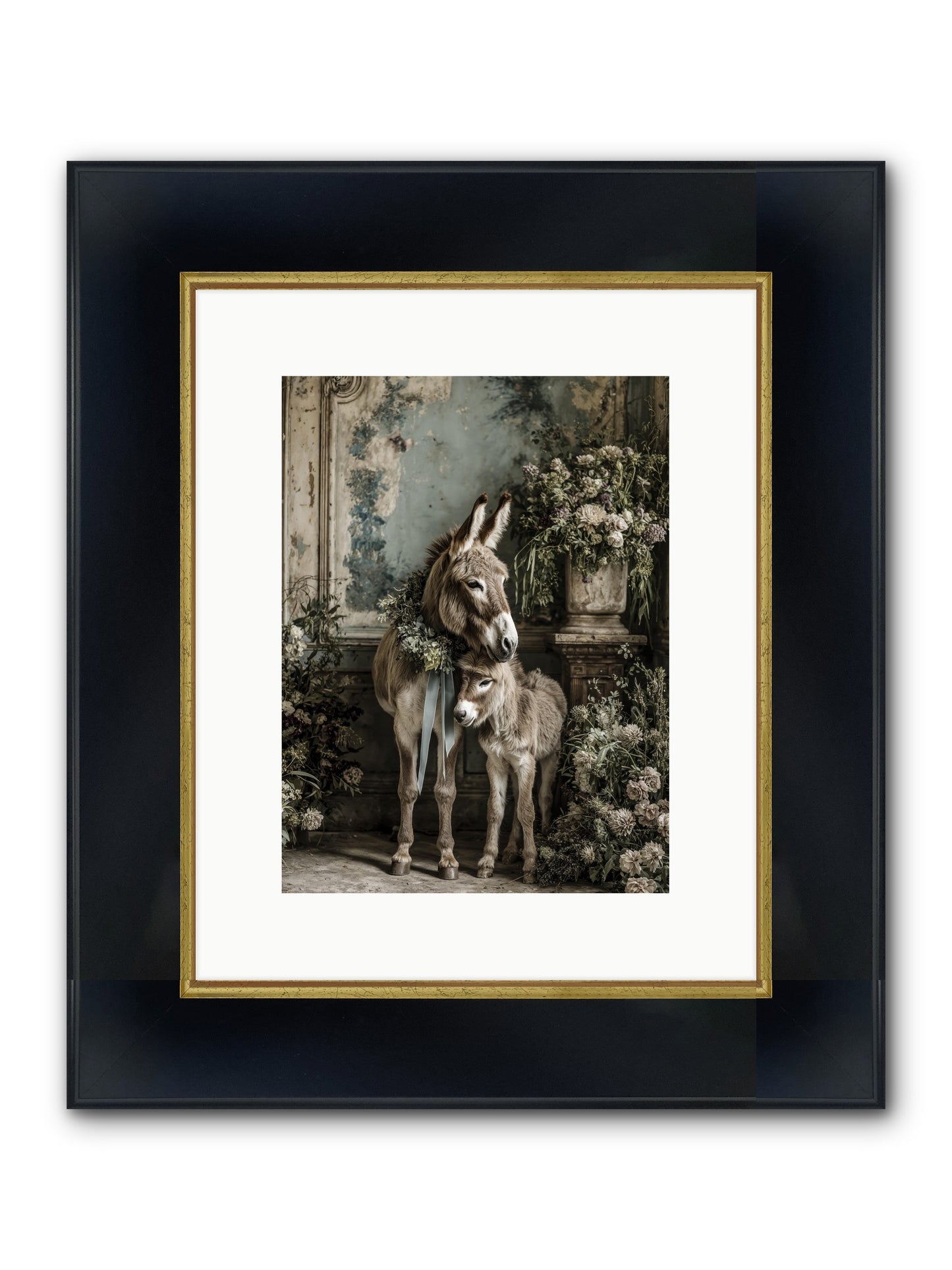Drifting Toward Wonder Framed Print - Wide Black w/Gold 9x12