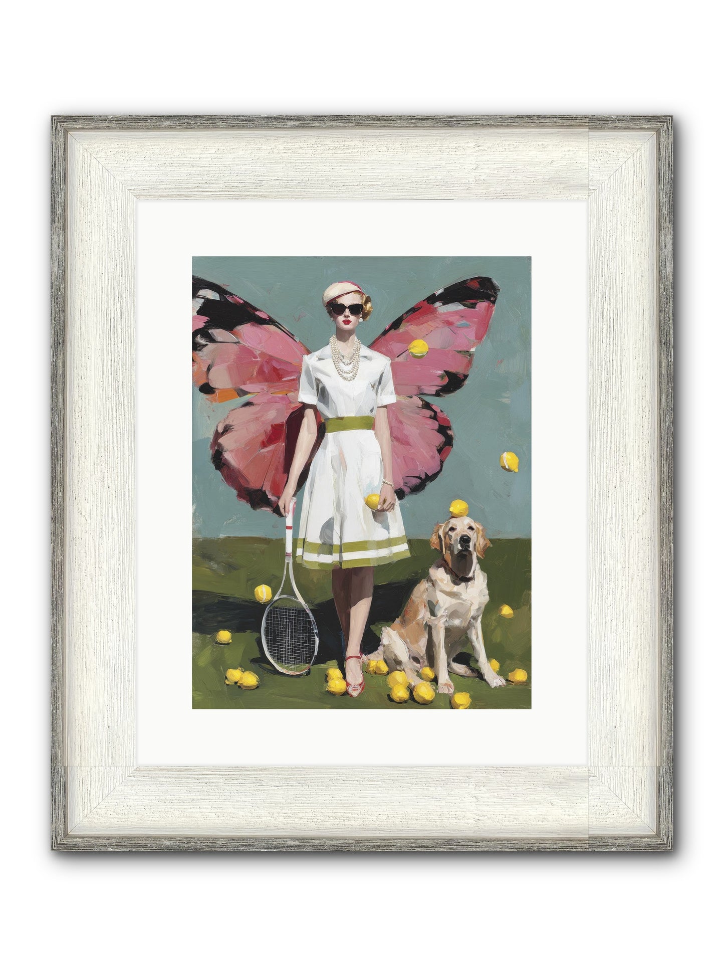 Duchess Of Lemon Avenue Framed Print - Driftwood White 12x16