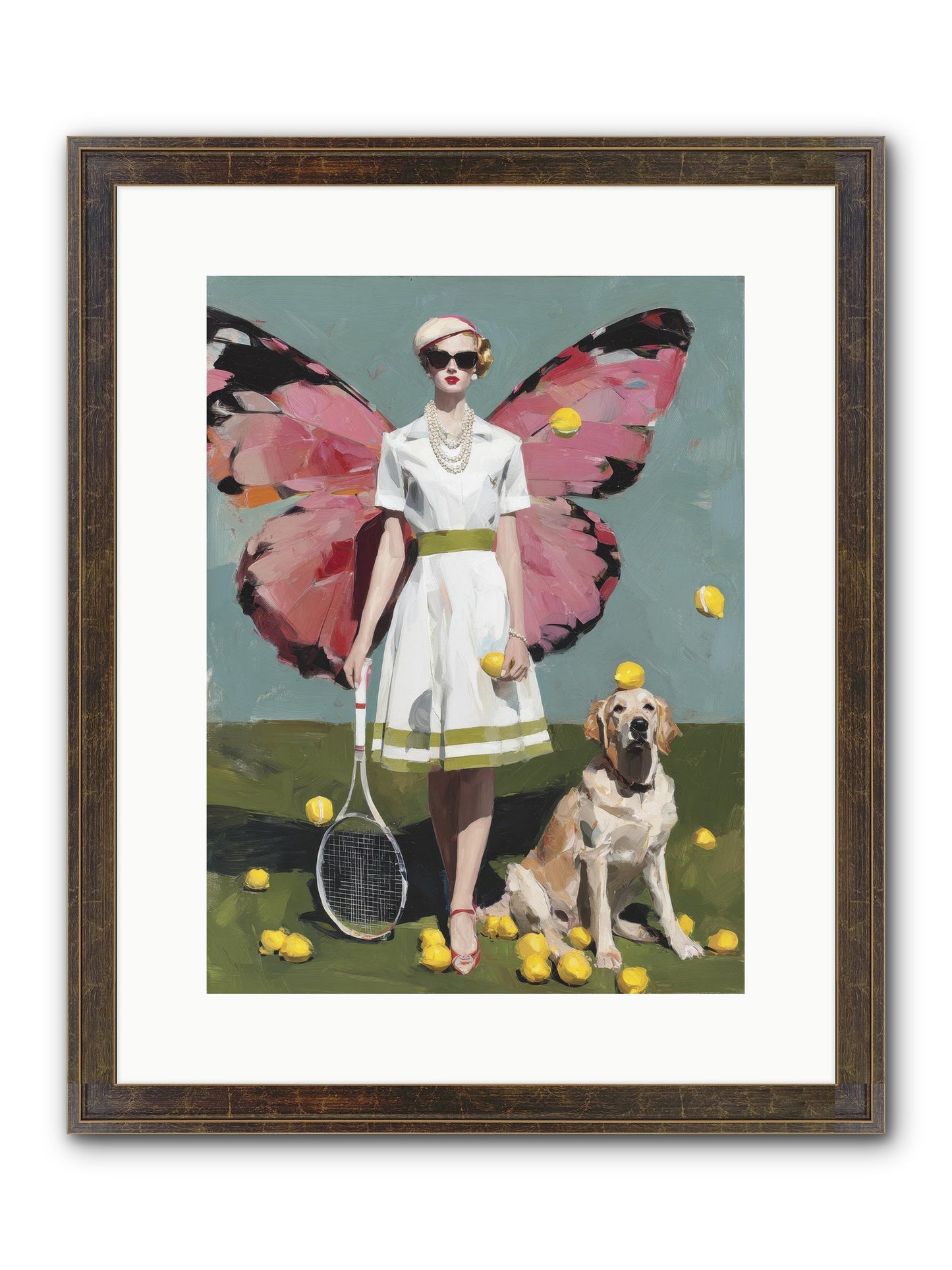 Duchess Of Lemon Avenue Framed Print - Slimwoods Black/Gold 12x16