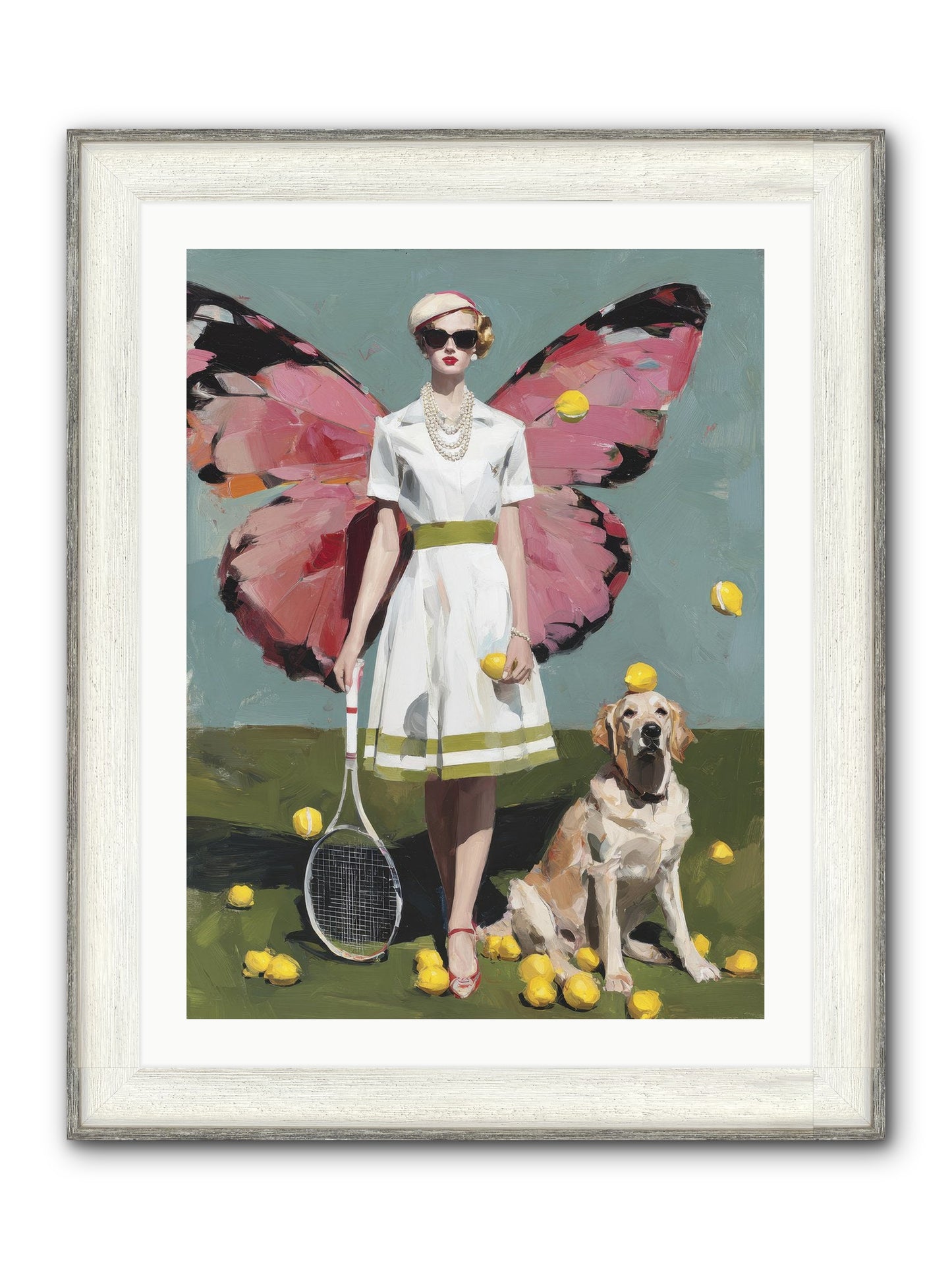 Duchess Of Lemon Avenue Framed Print - Driftwood White 24x32