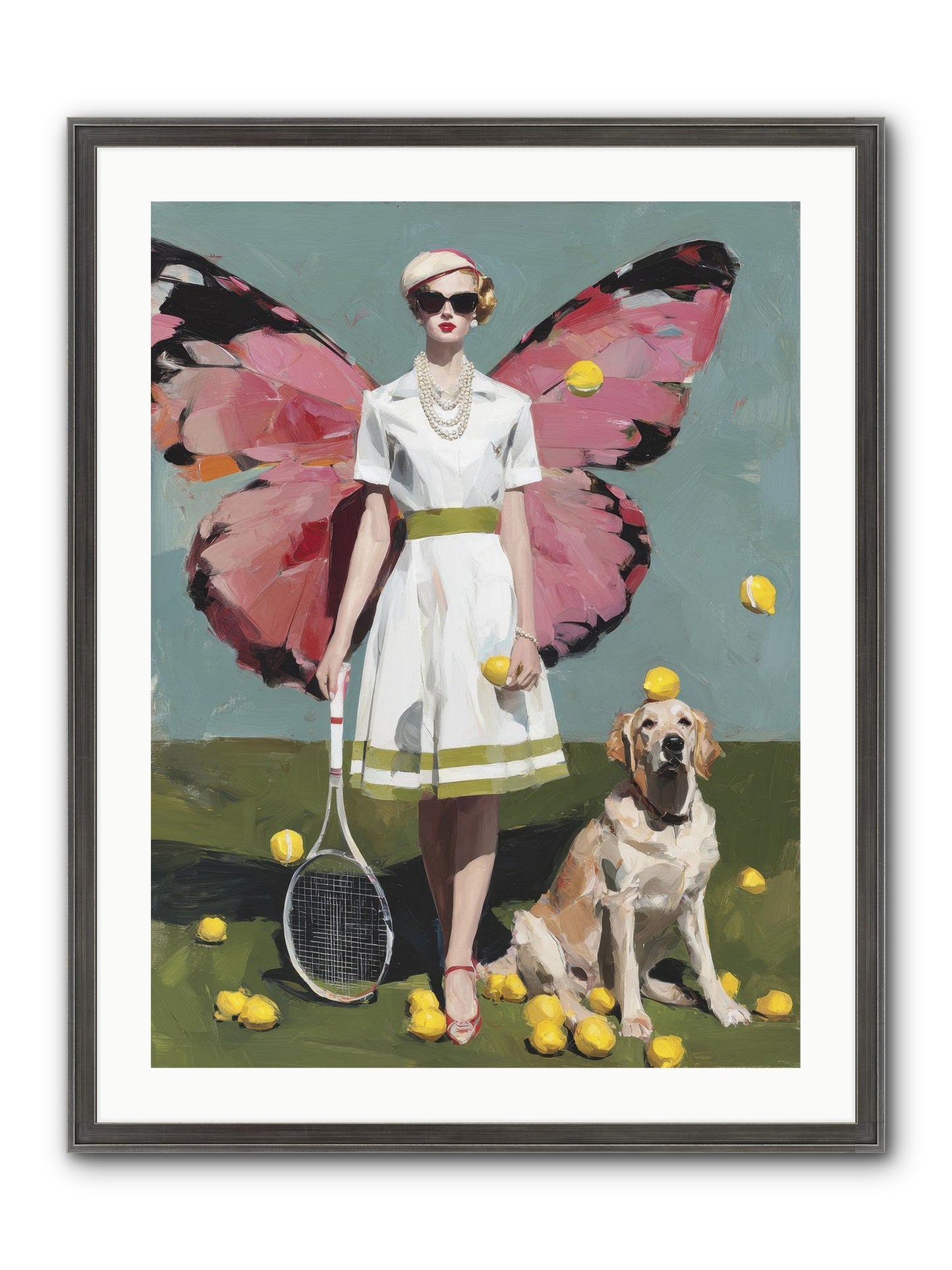 Duchess Of Lemon Avenue Framed Print - Slimwoods Black/Silver 24x32