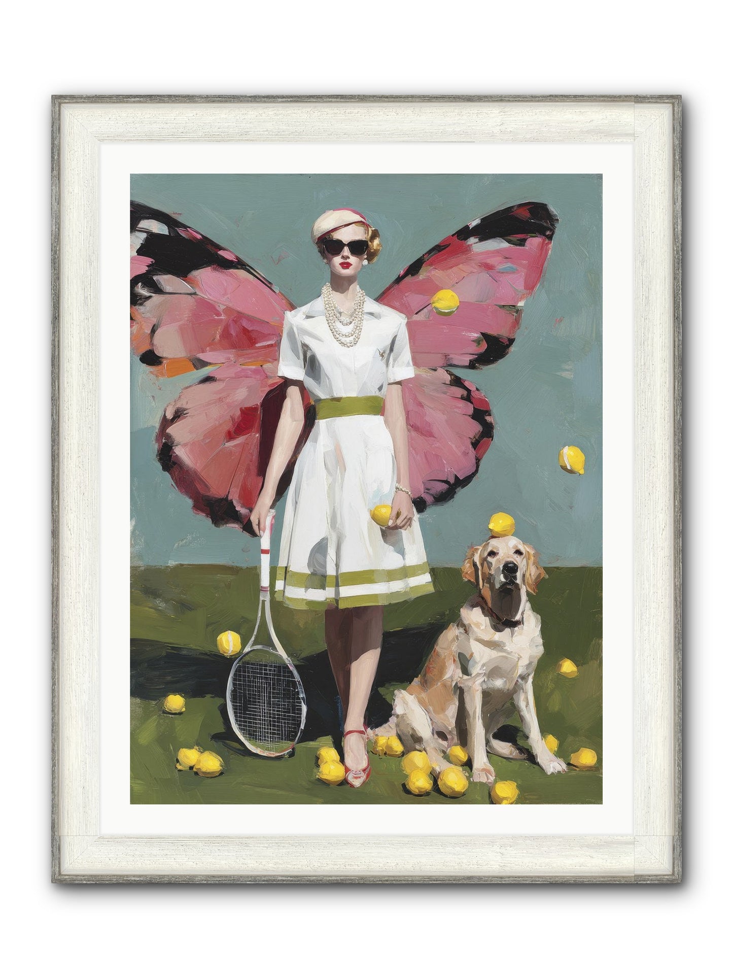 Duchess Of Lemon Avenue Framed Print - Driftwood White 30x40