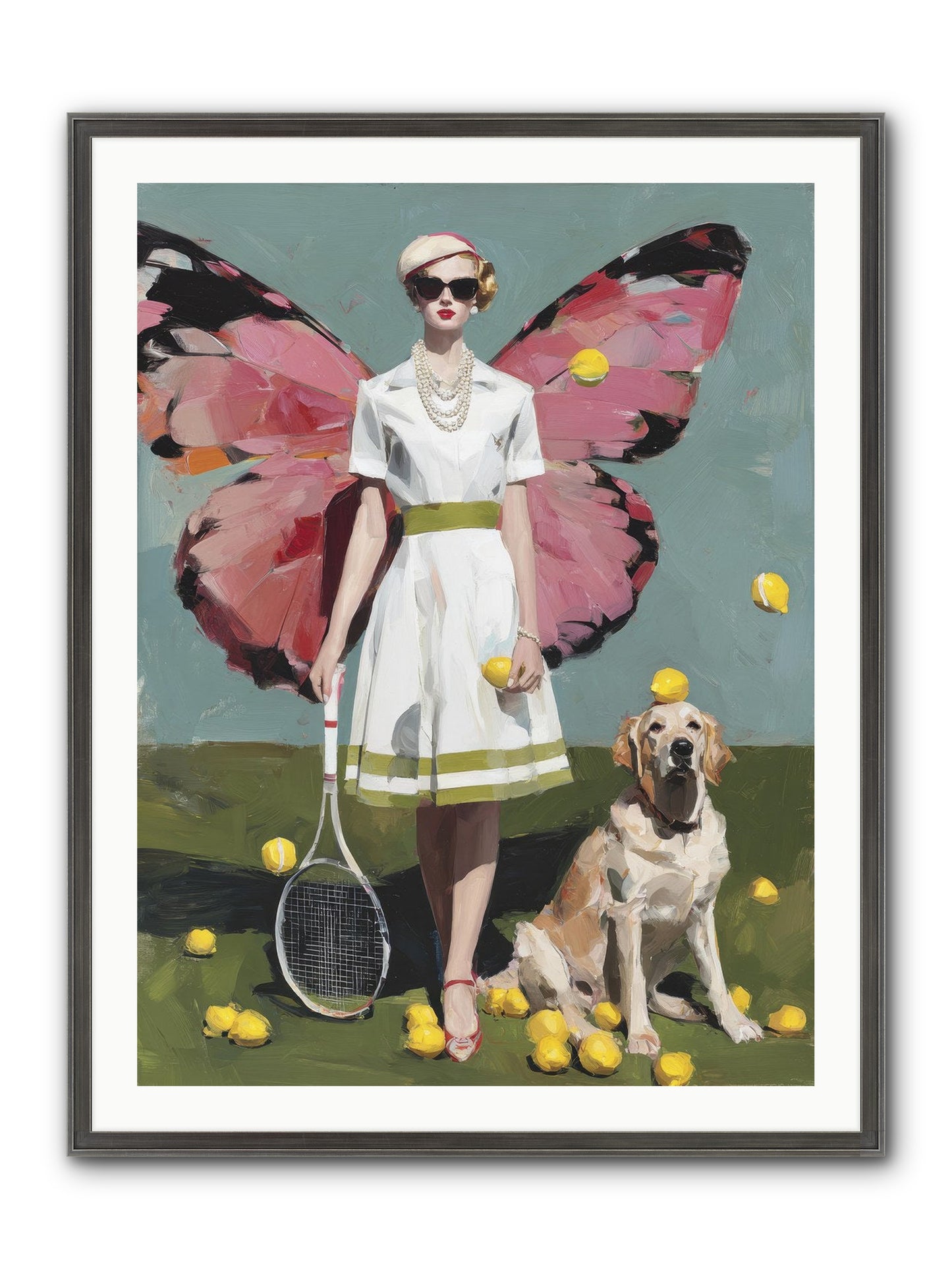 Duchess Of Lemon Avenue Framed Print - Slimwoods Black/Silver 30x40