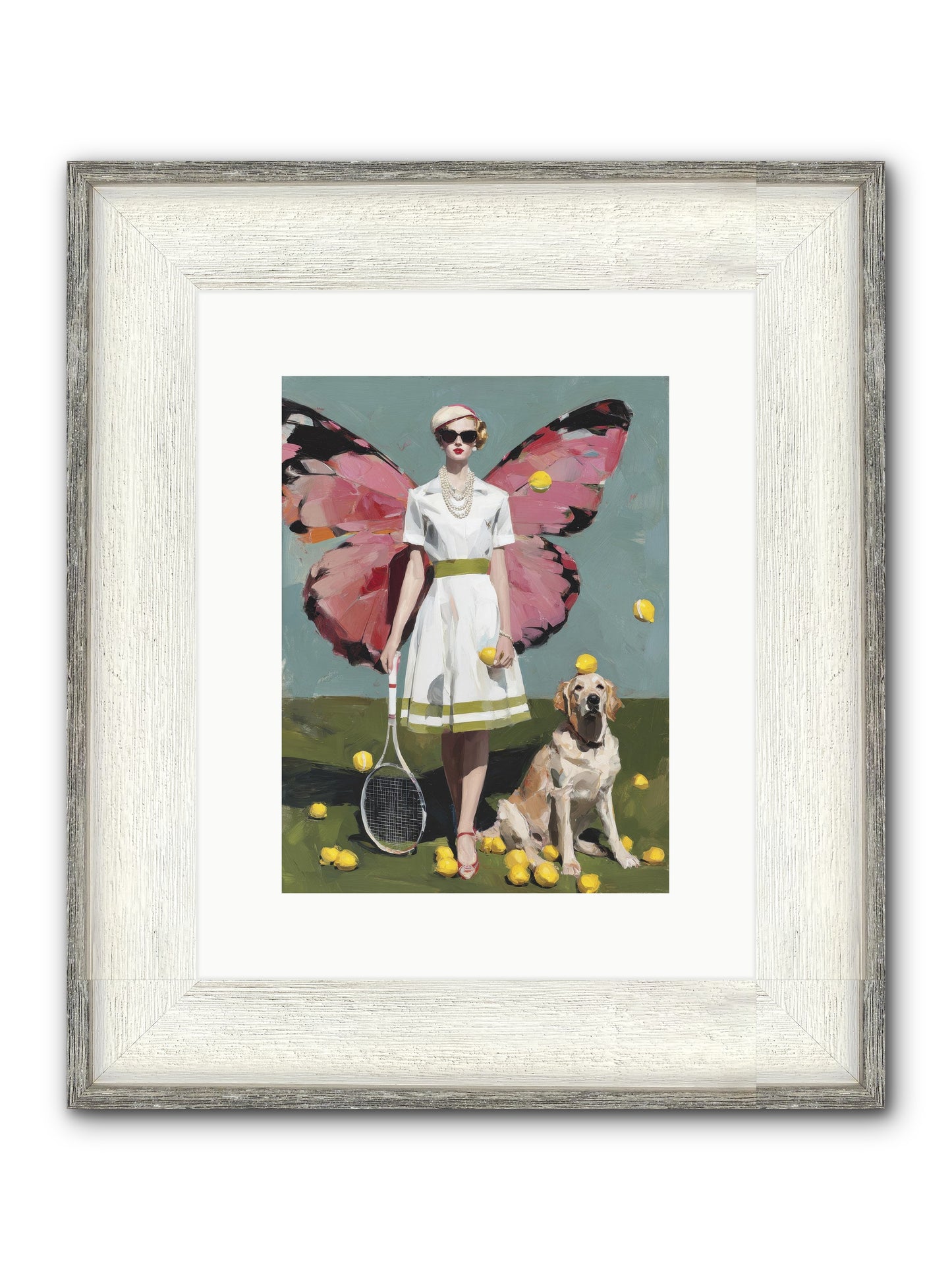 Duchess Of Lemon Avenue Framed Print - Driftwood White 9x12