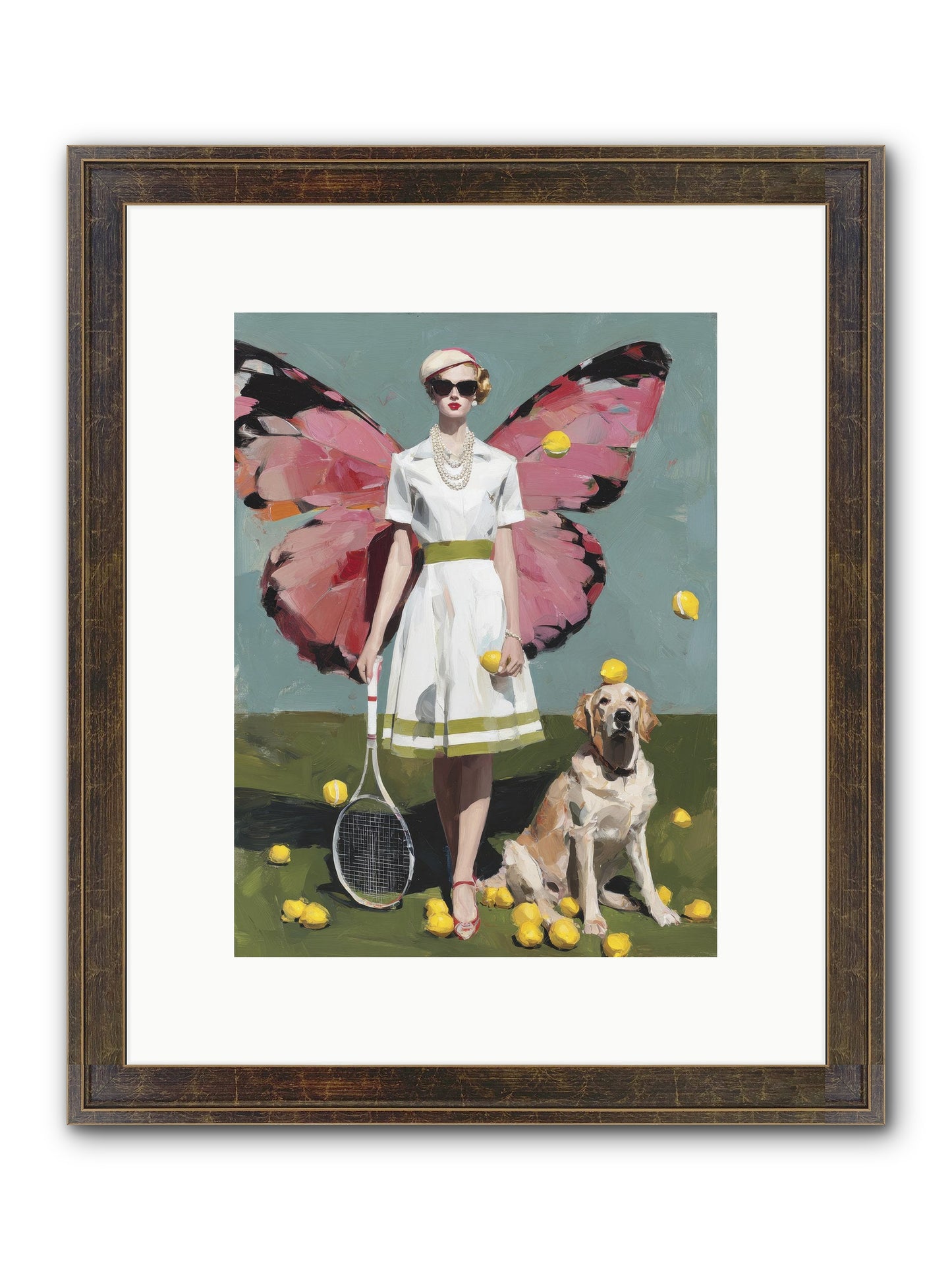 Duchess Of Lemon Avenue Framed Print - Slimwoods Black/Gold 9x12
