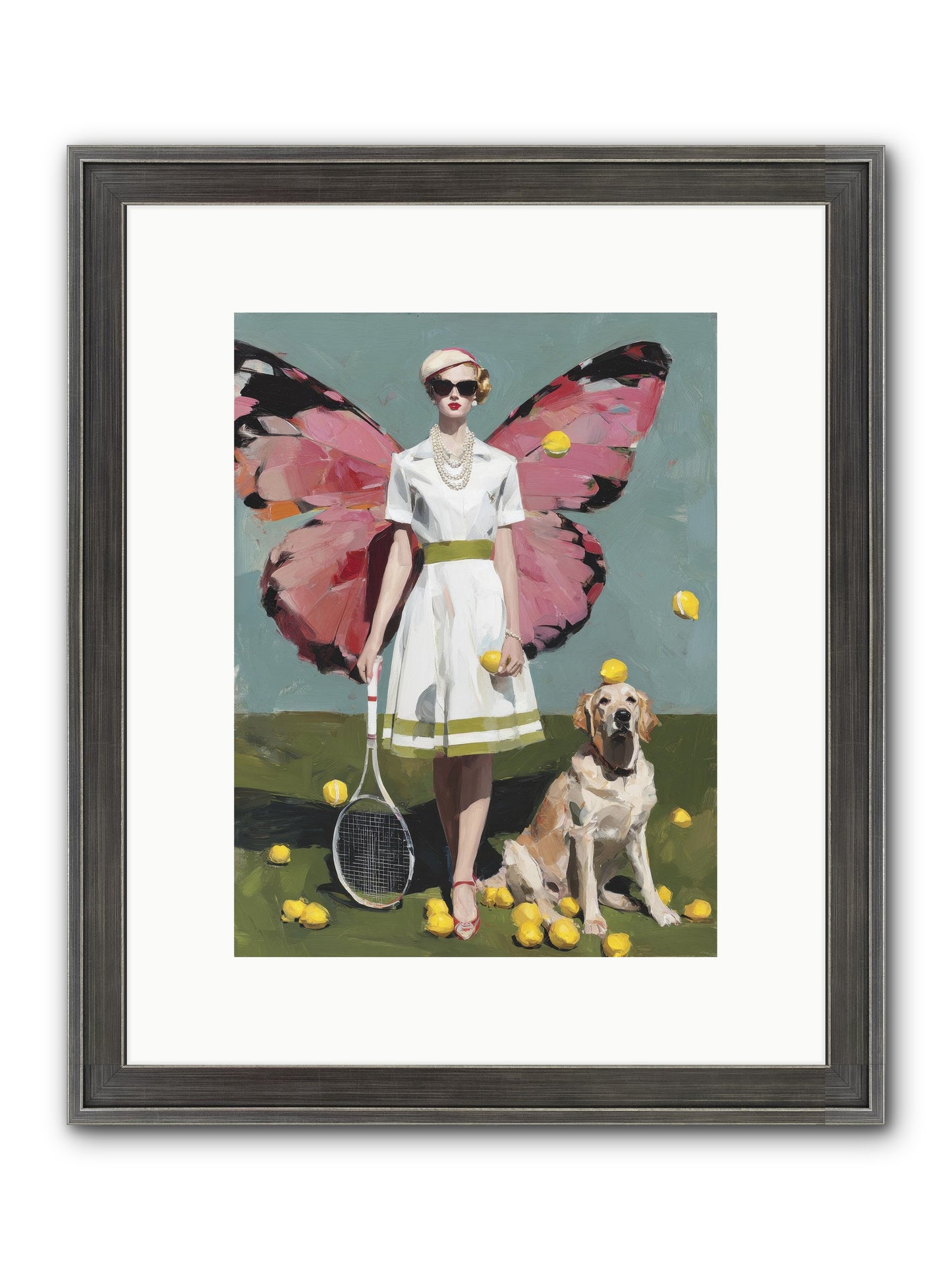 Duchess Of Lemon Avenue Framed Print - Slimwoods Black/Silver 9x12