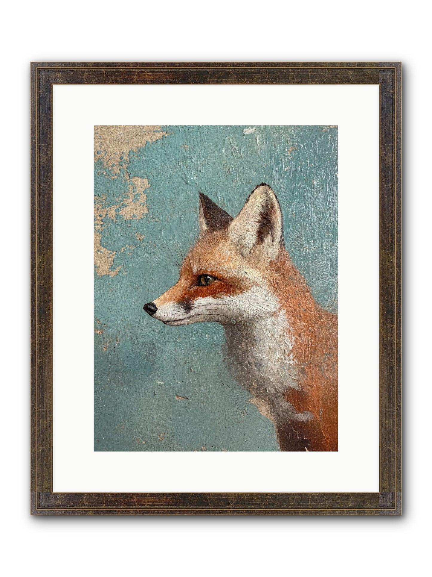 Duchess Of Moonlight Framed Print - Slimwoods Black/Gold 12x16
