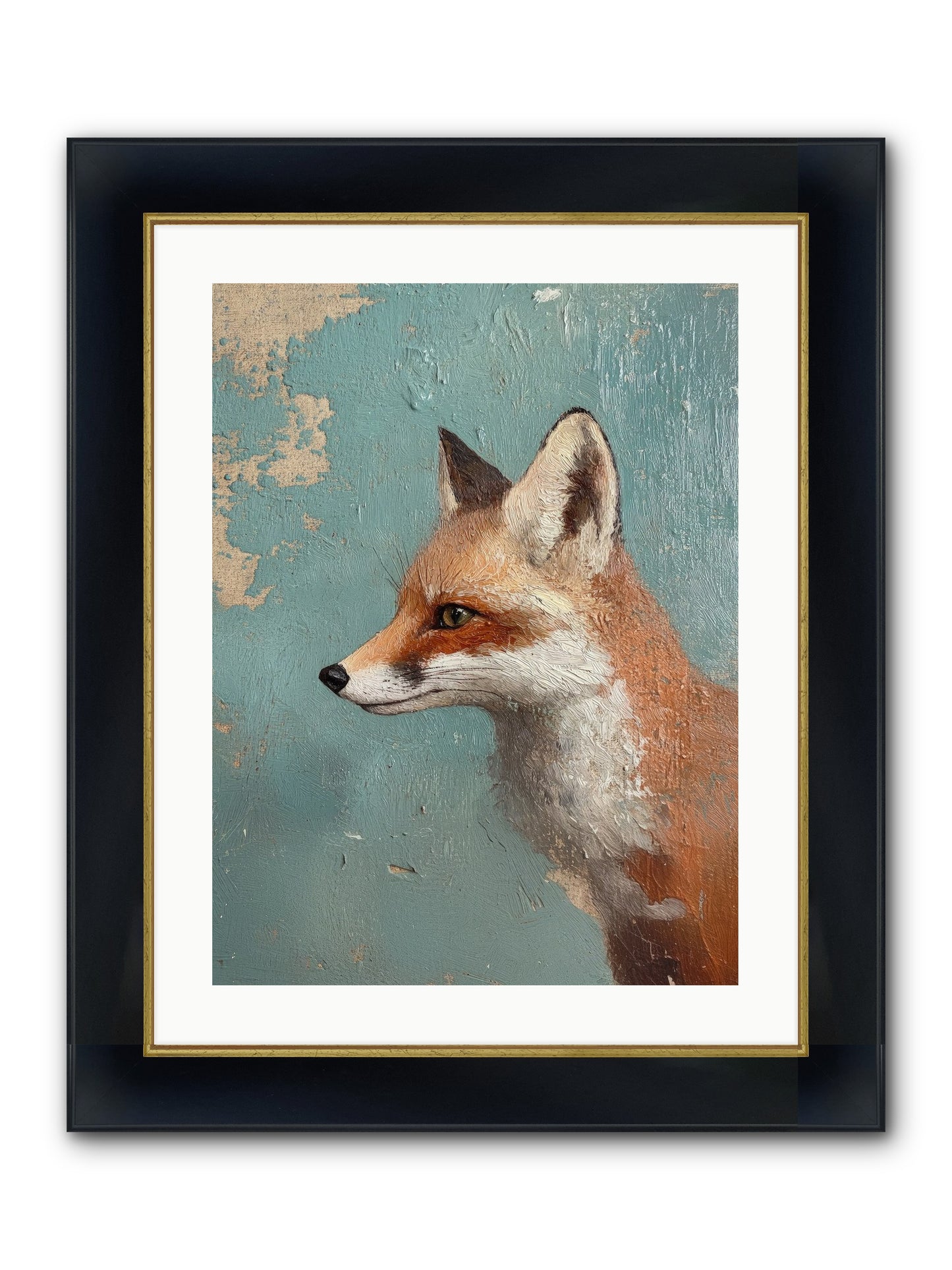 Duchess Of Moonlight Framed Print - Wide Black w/Gold 18x24