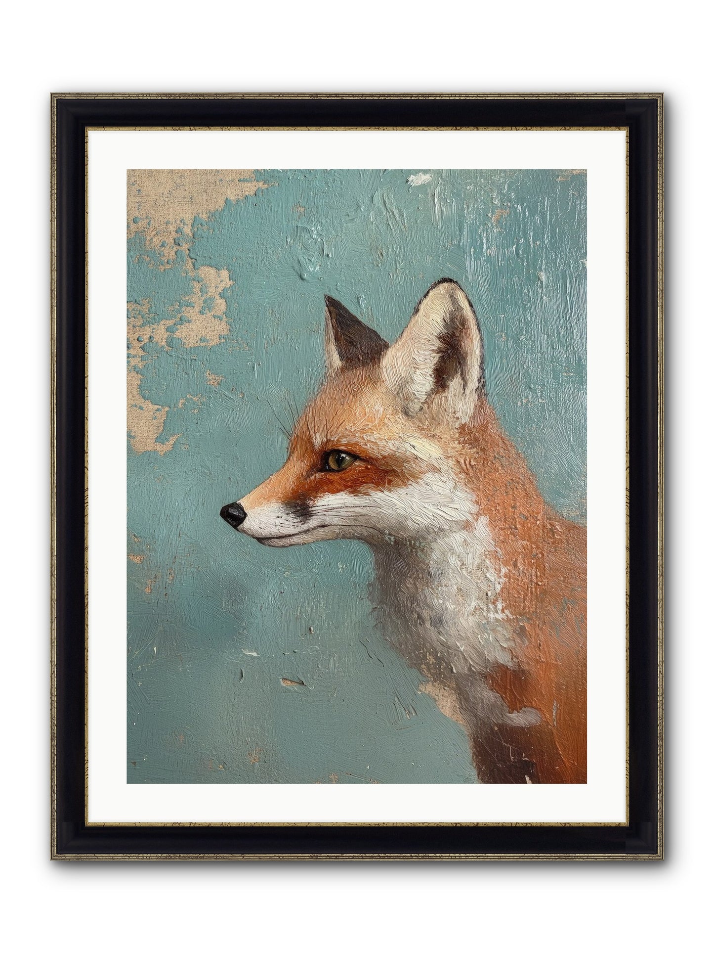Duchess Of Moonlight Framed Print - Black & Gold 24x32