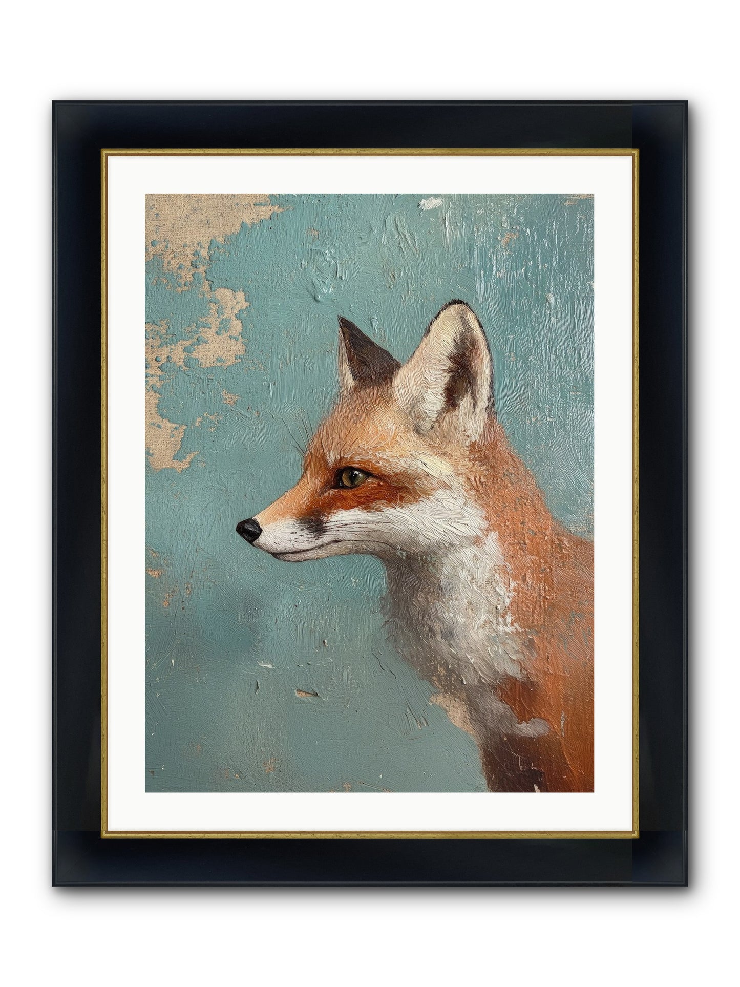 Duchess Of Moonlight Framed Print - Wide Black w/Gold 24x32