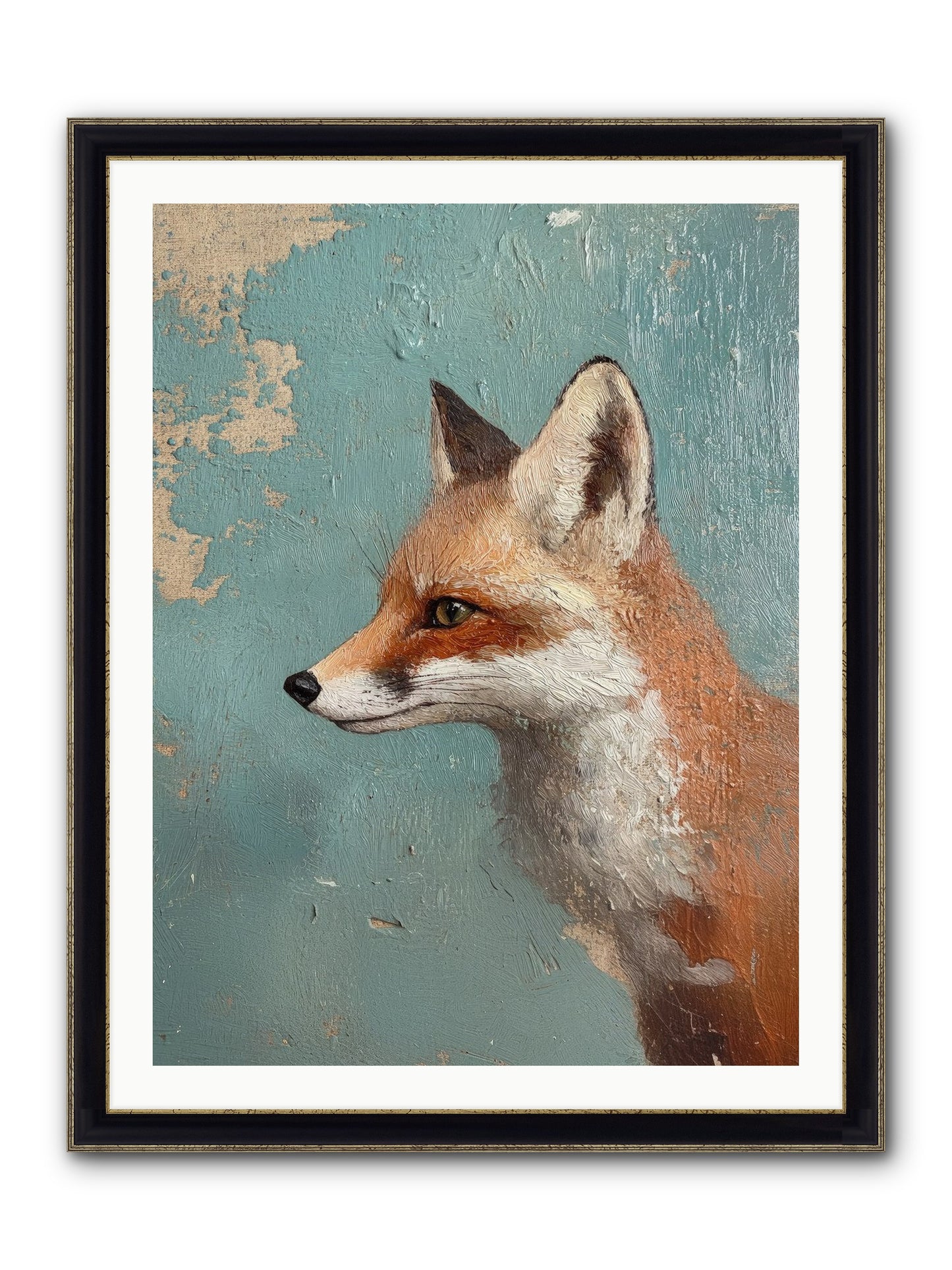Duchess Of Moonlight Framed Print - Black & Gold 30x40