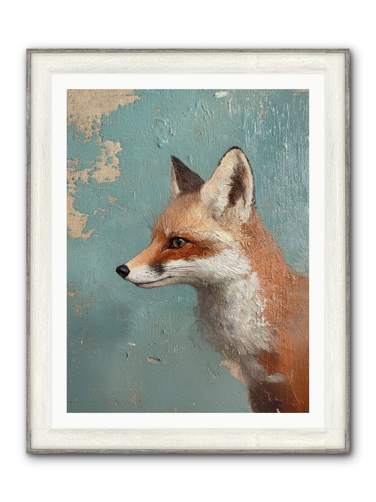 Duchess Of Moonlight Framed Print - Driftwood White 30x40