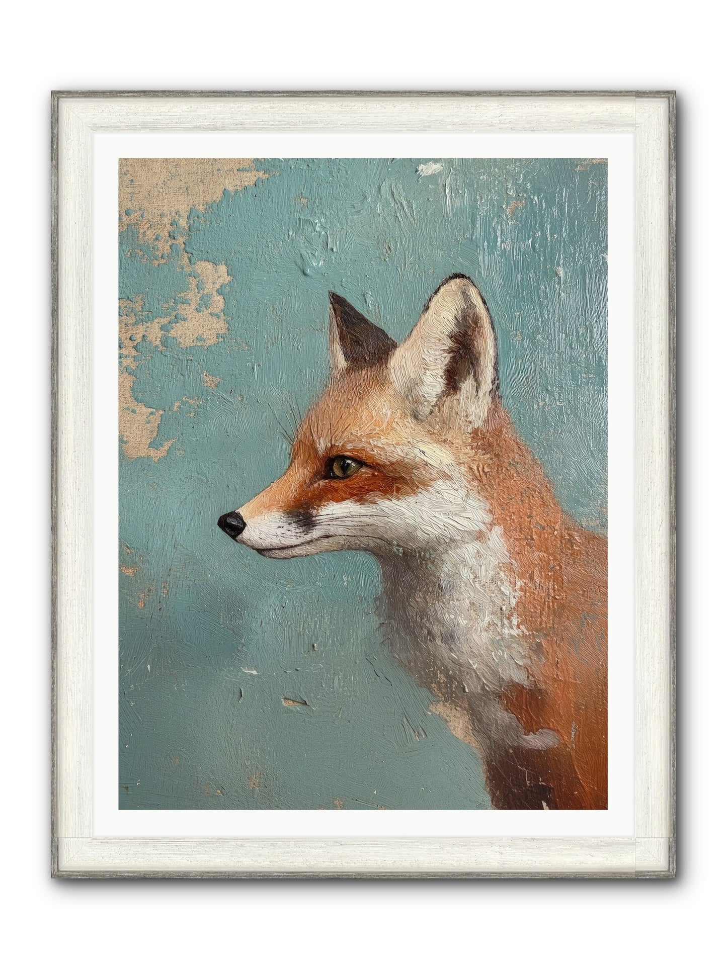 Duchess Of Moonlight Framed Print - Driftwood White 36x48